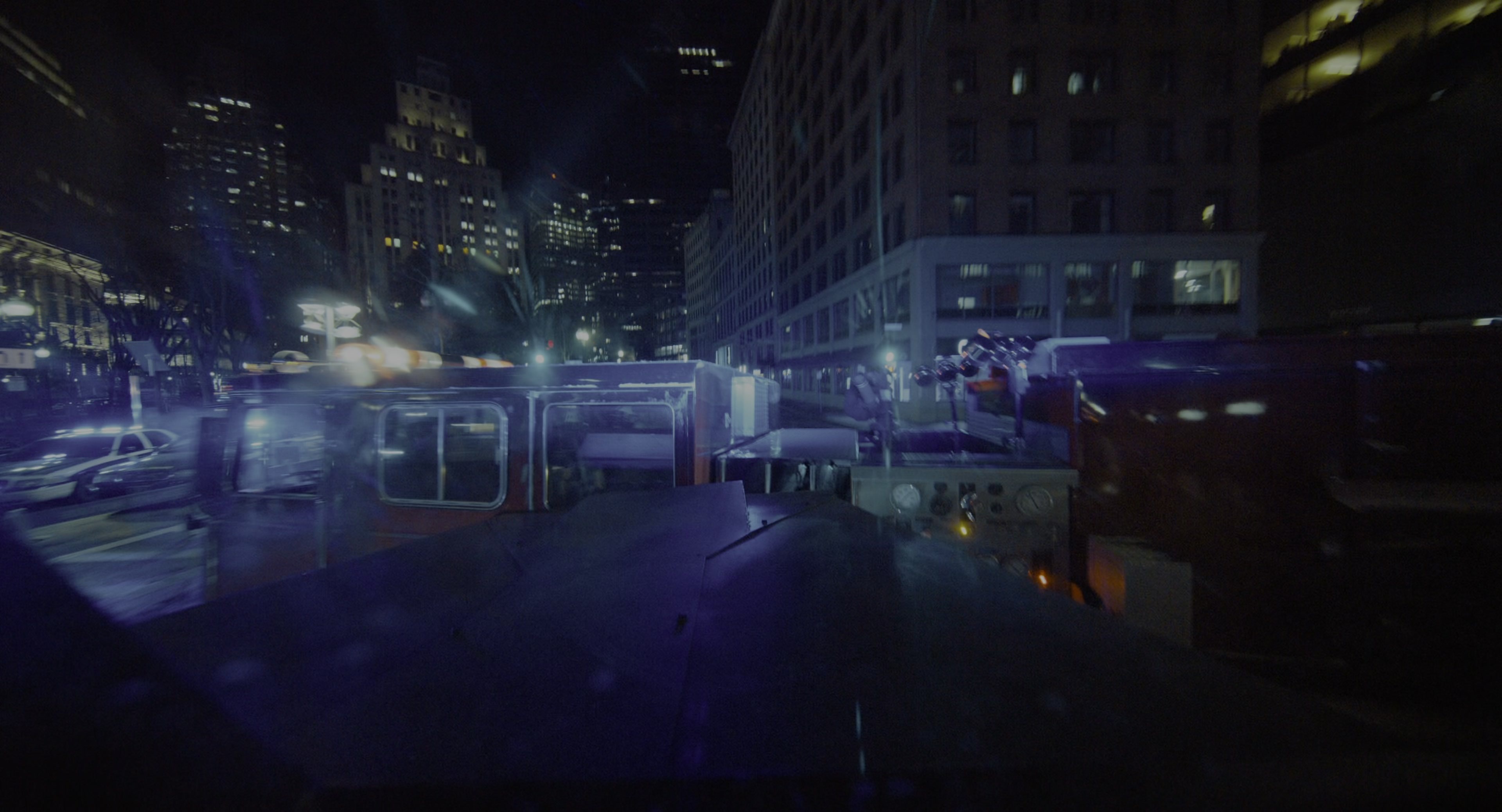 The Instigators (2024), wide, 1.85:1 — film still