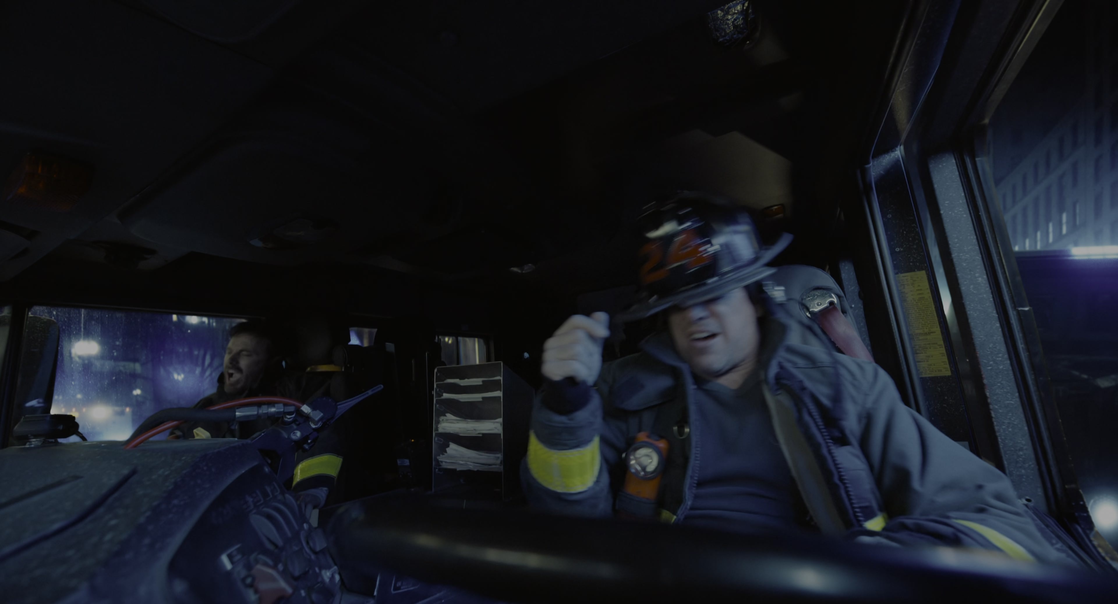 The Instigators (2024), wide, 1.85:1 — film still