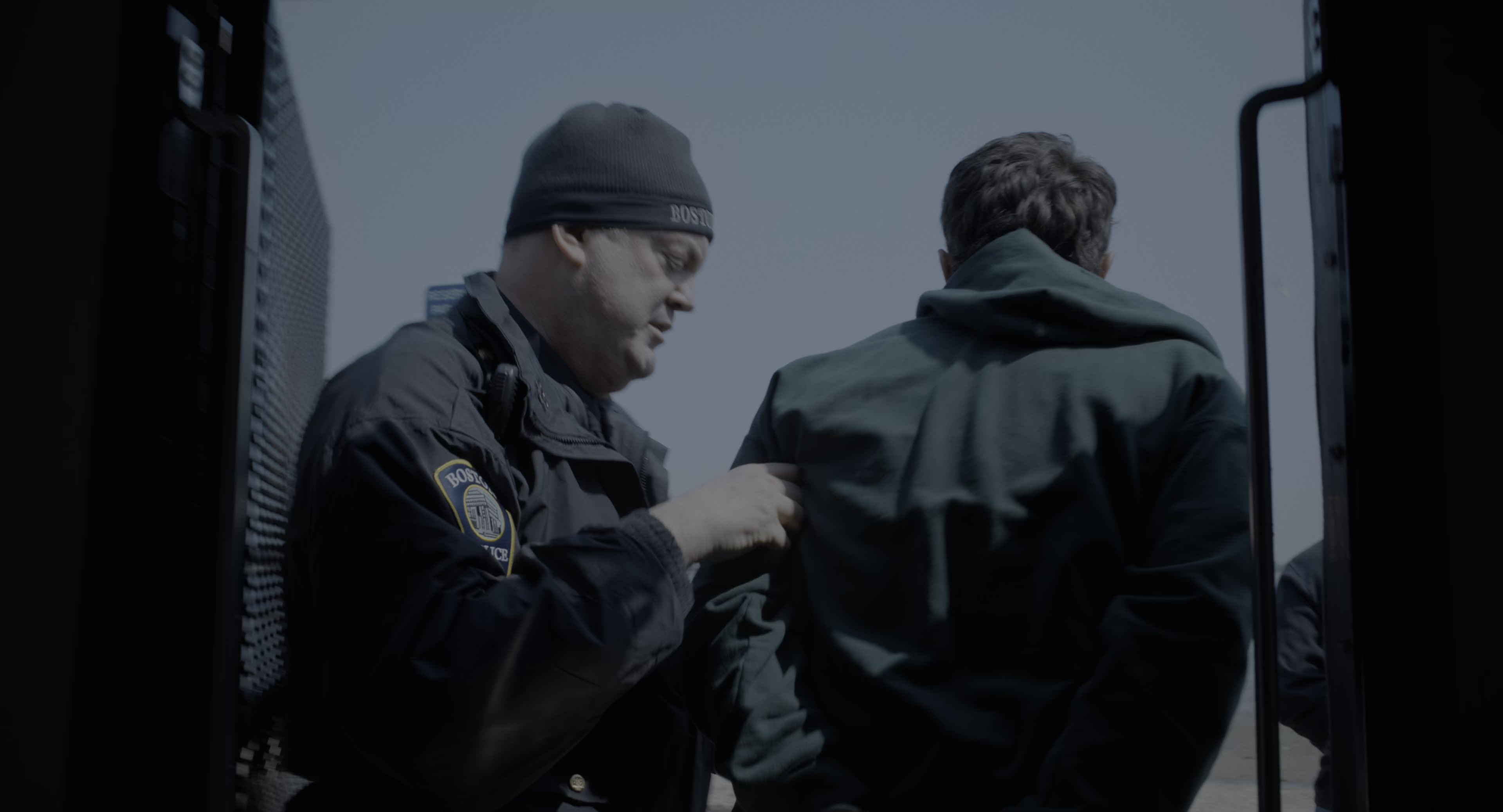The Instigators (2024), wide, 1.85:1 — film still
