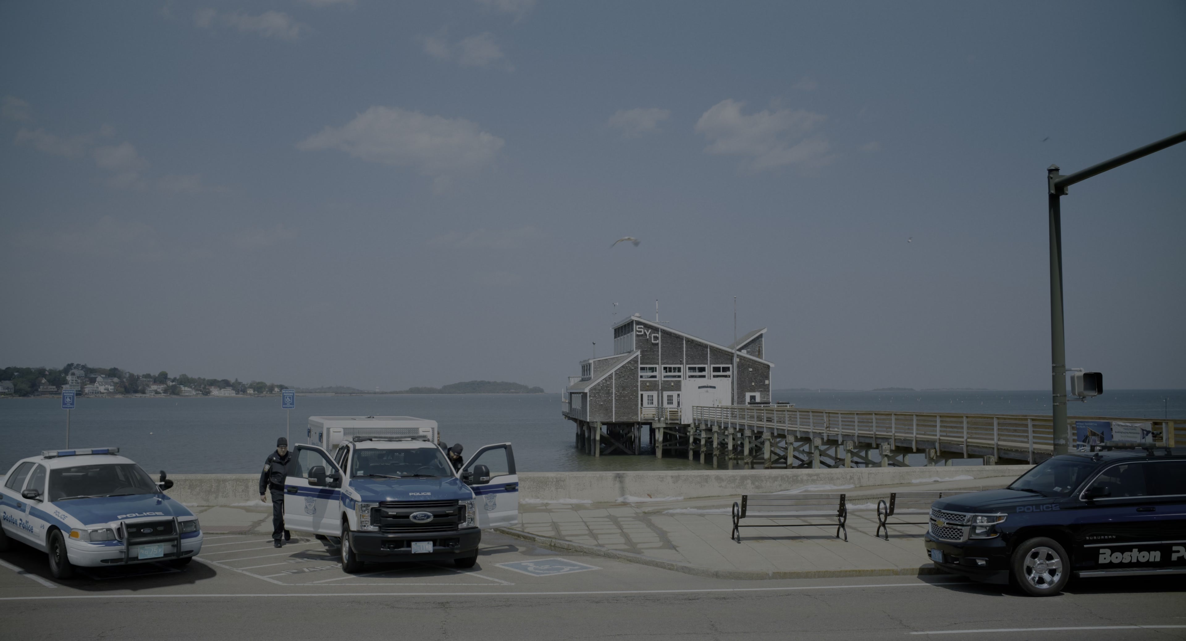The Instigators (2024), wide, 1.85:1 — film still