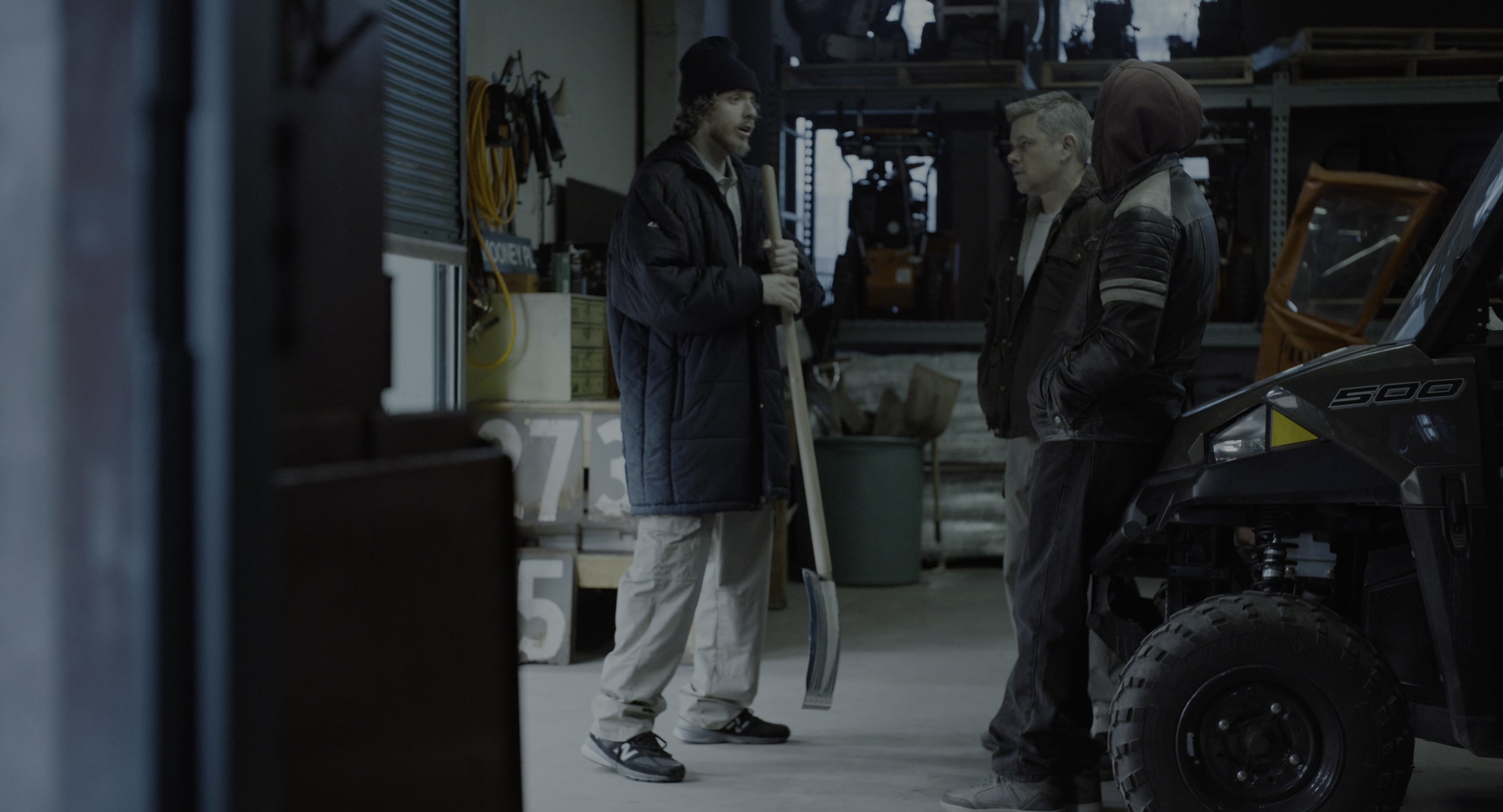 The Instigators (2024), medium, 1.85:1 — film still