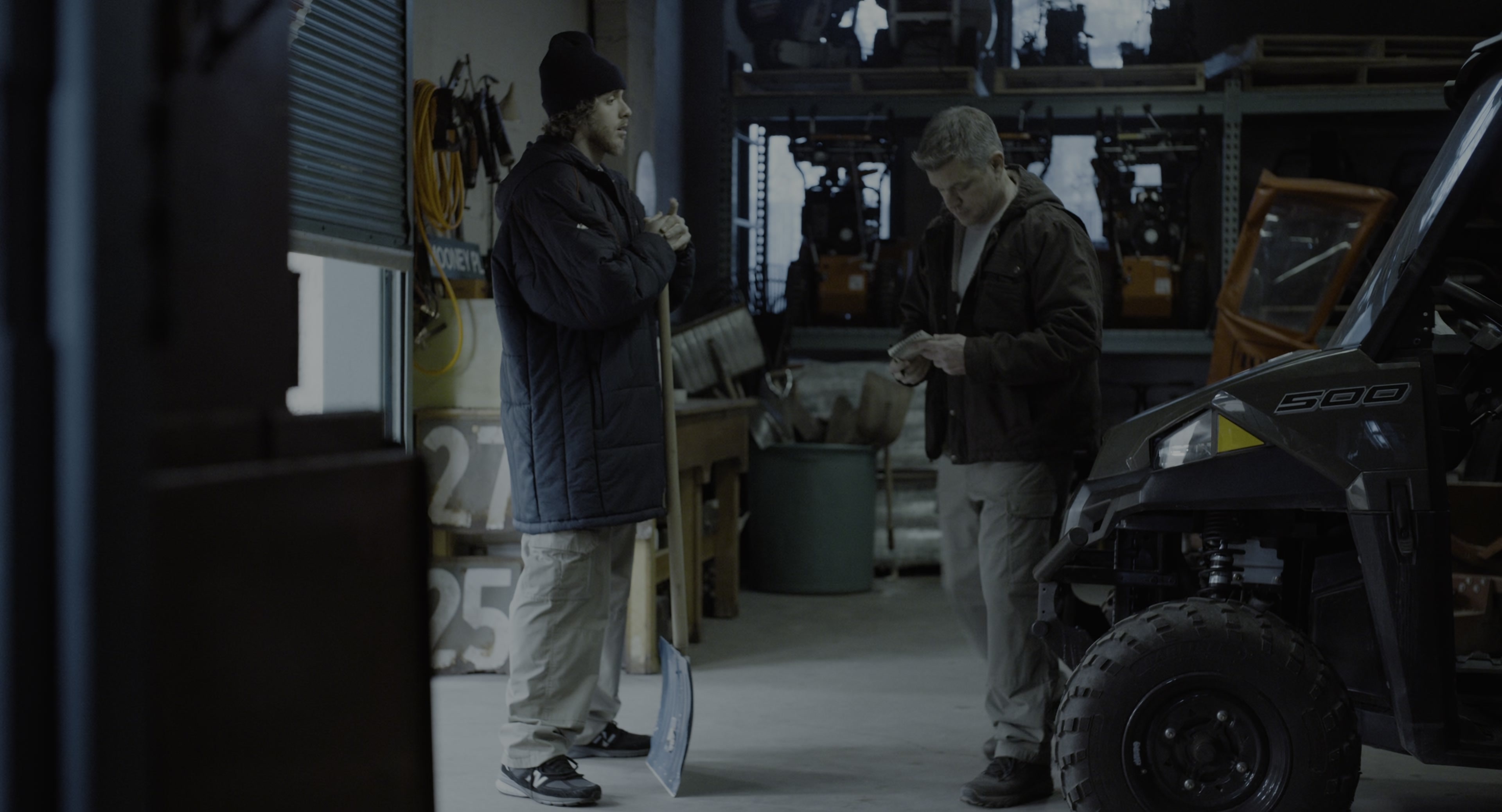 The Instigators (2024), wide, 1.85:1 — film still