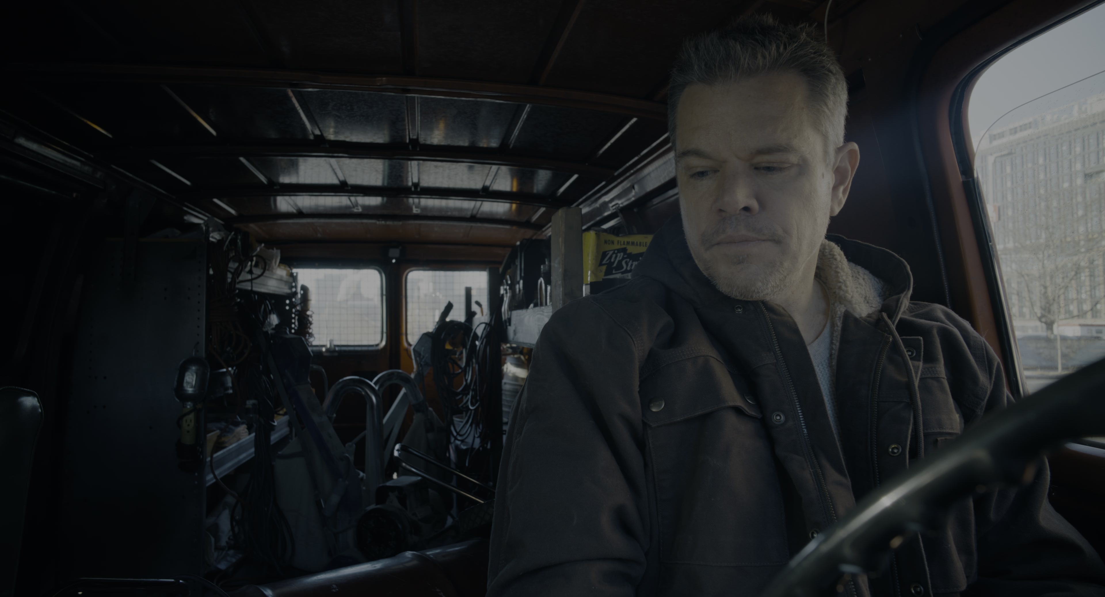 The Instigators (2024), wide, 1.85:1 — film still