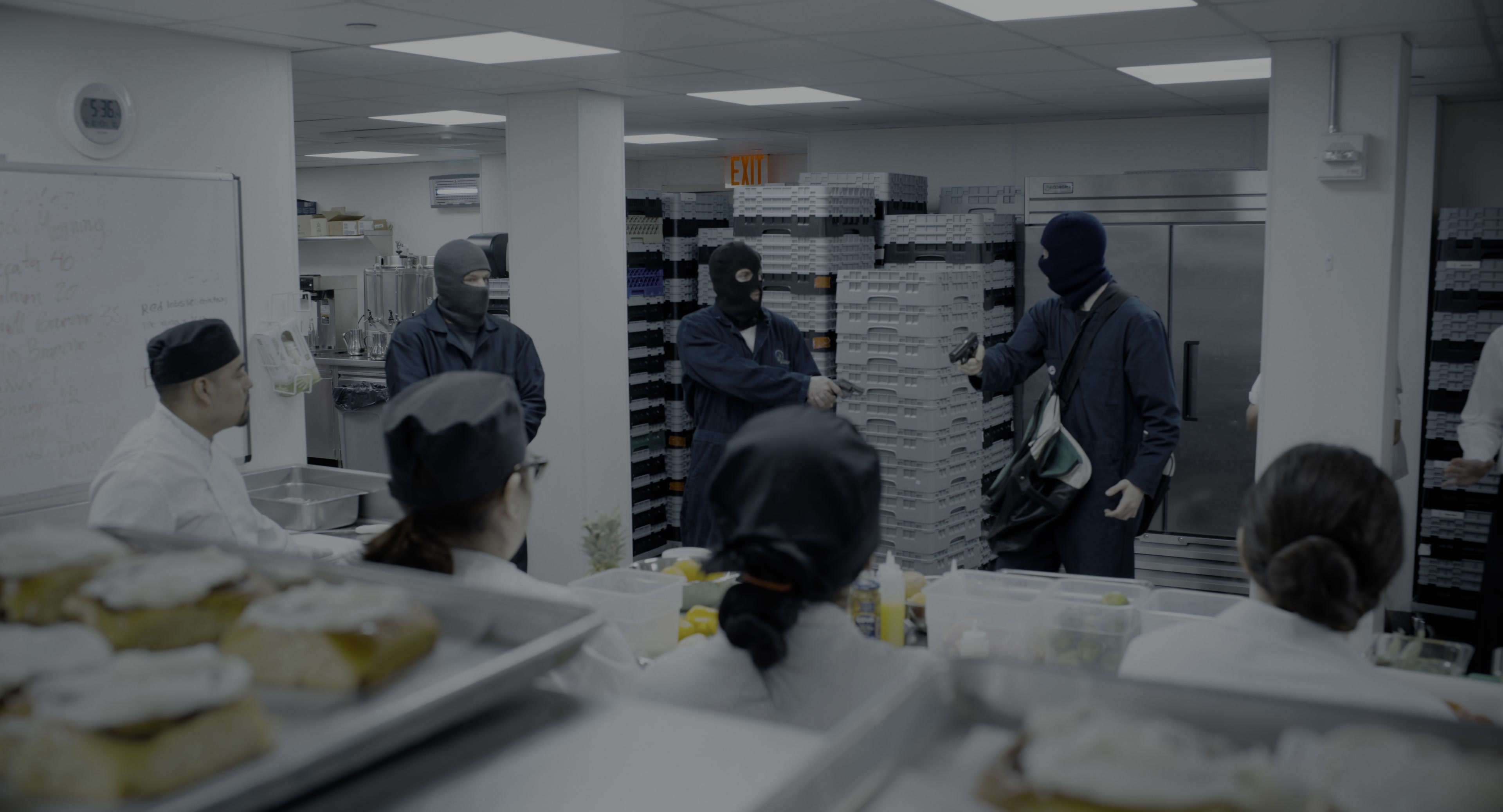 The Instigators (2024), wide, 1.85:1 — film still