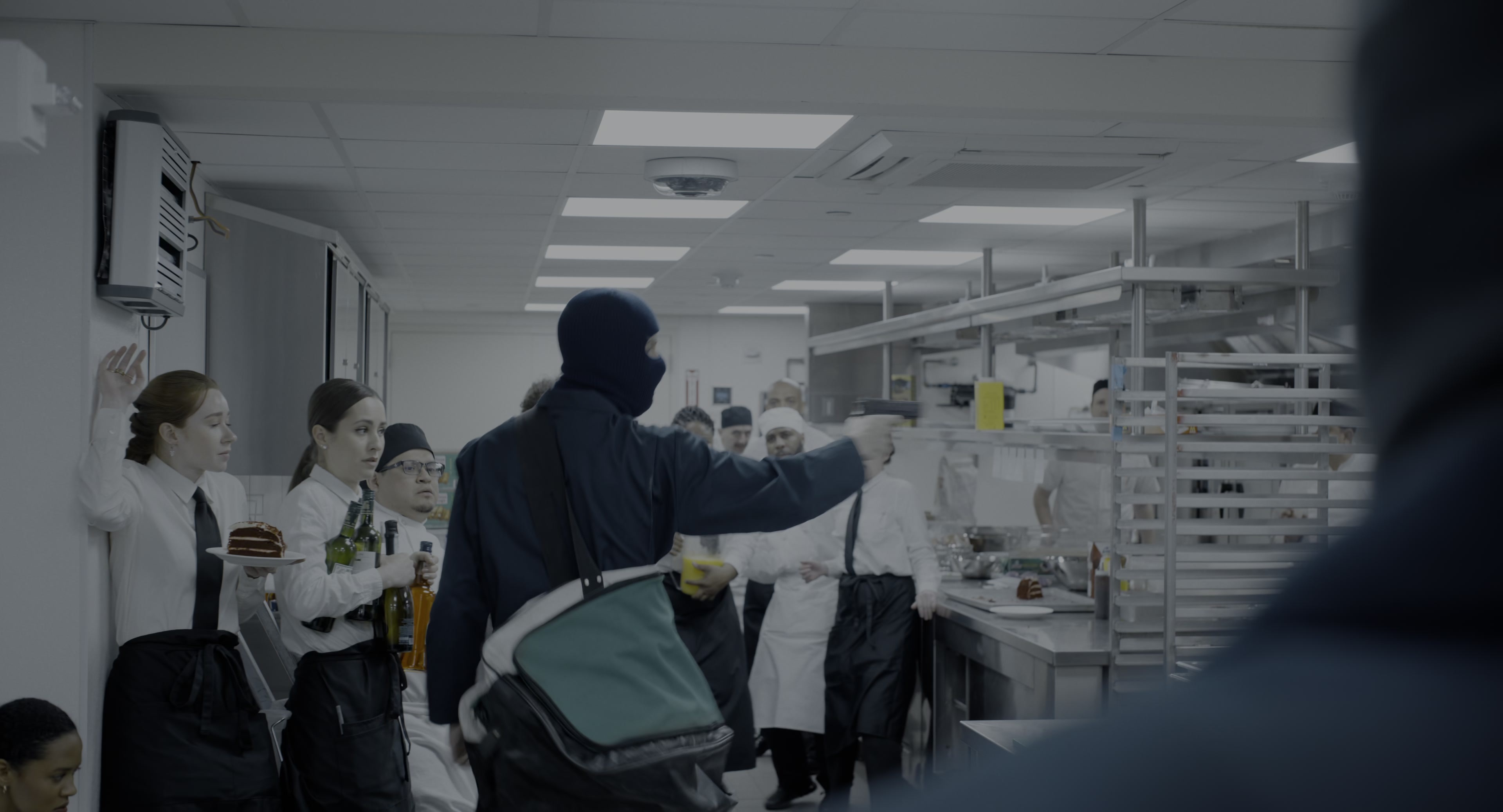 The Instigators (2024), wide, 1.85:1 — film still