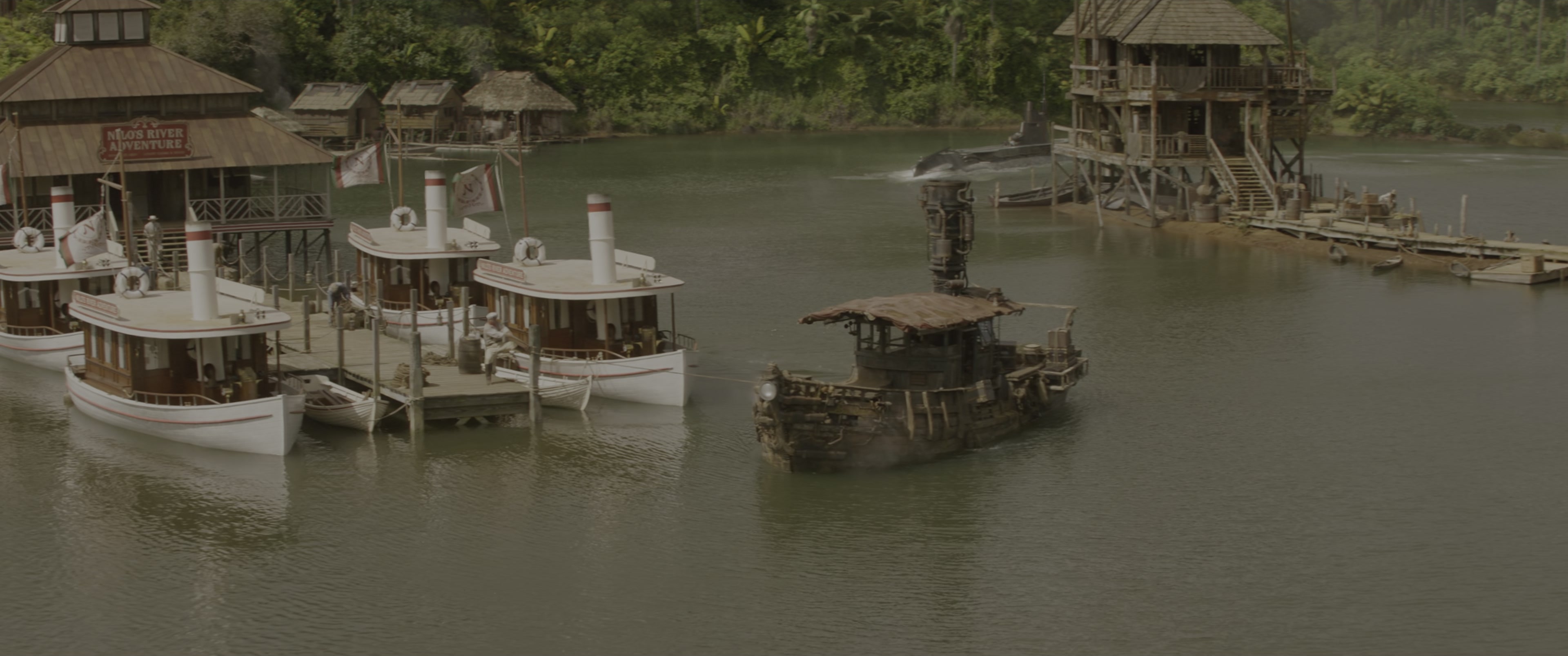 Jungle Cruise (2021), wide, 2.39:1 — film still