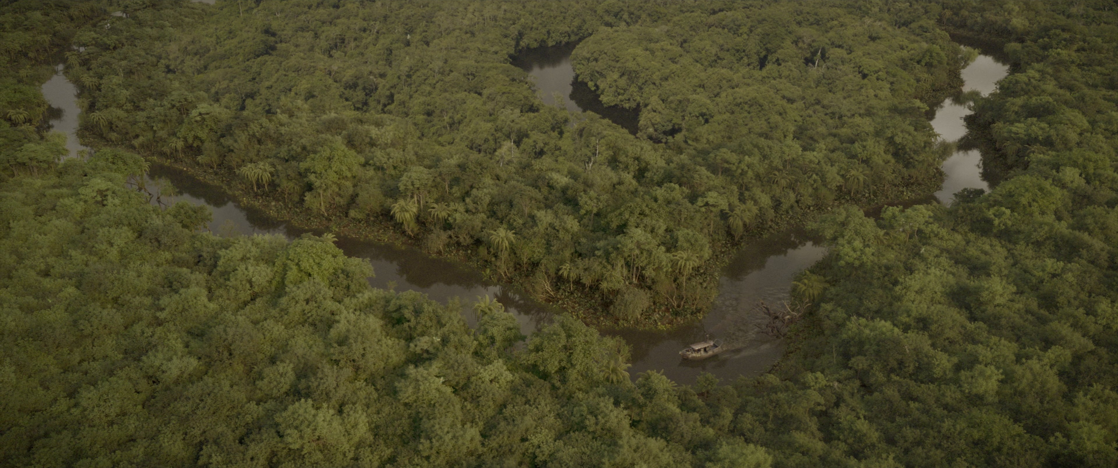 Jungle Cruise (2021), wide, 2.39:1 — film still
