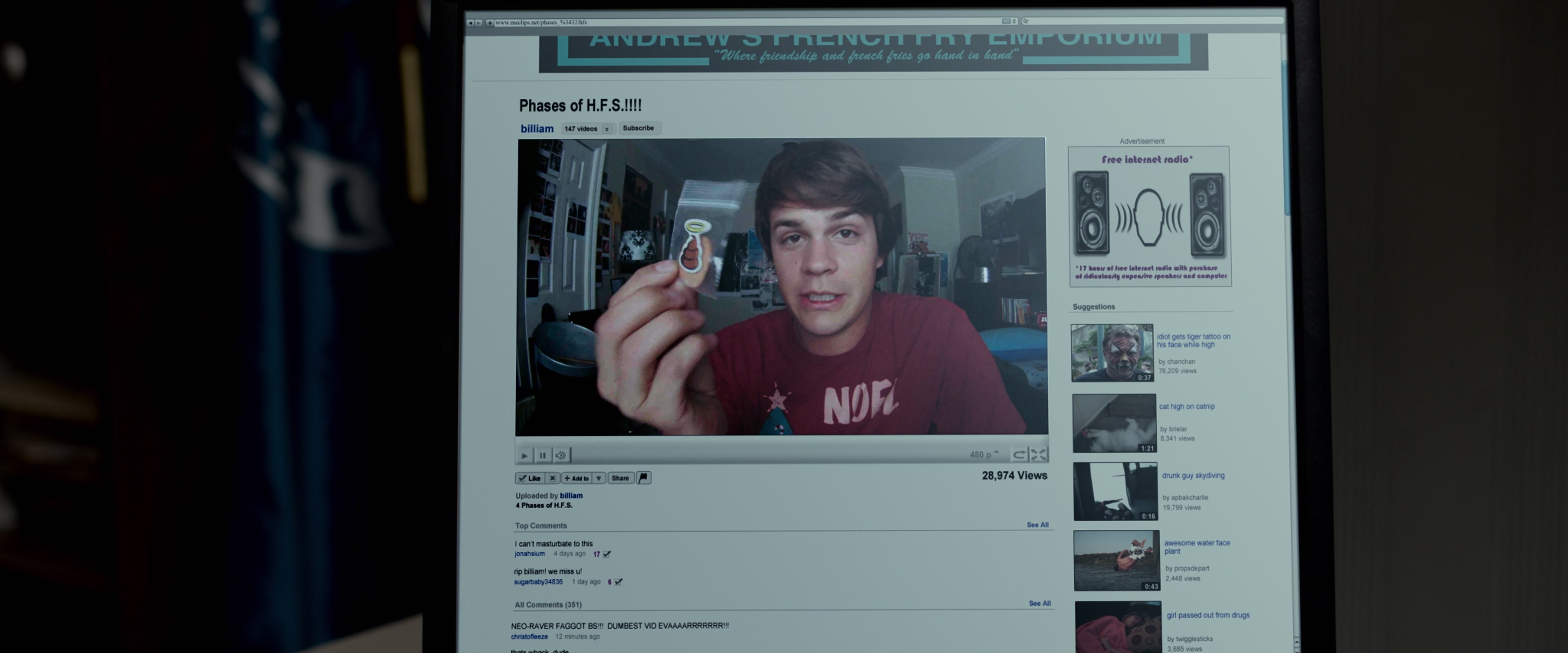 21 Jump Street (2012), wide, 2.40:1 — film still