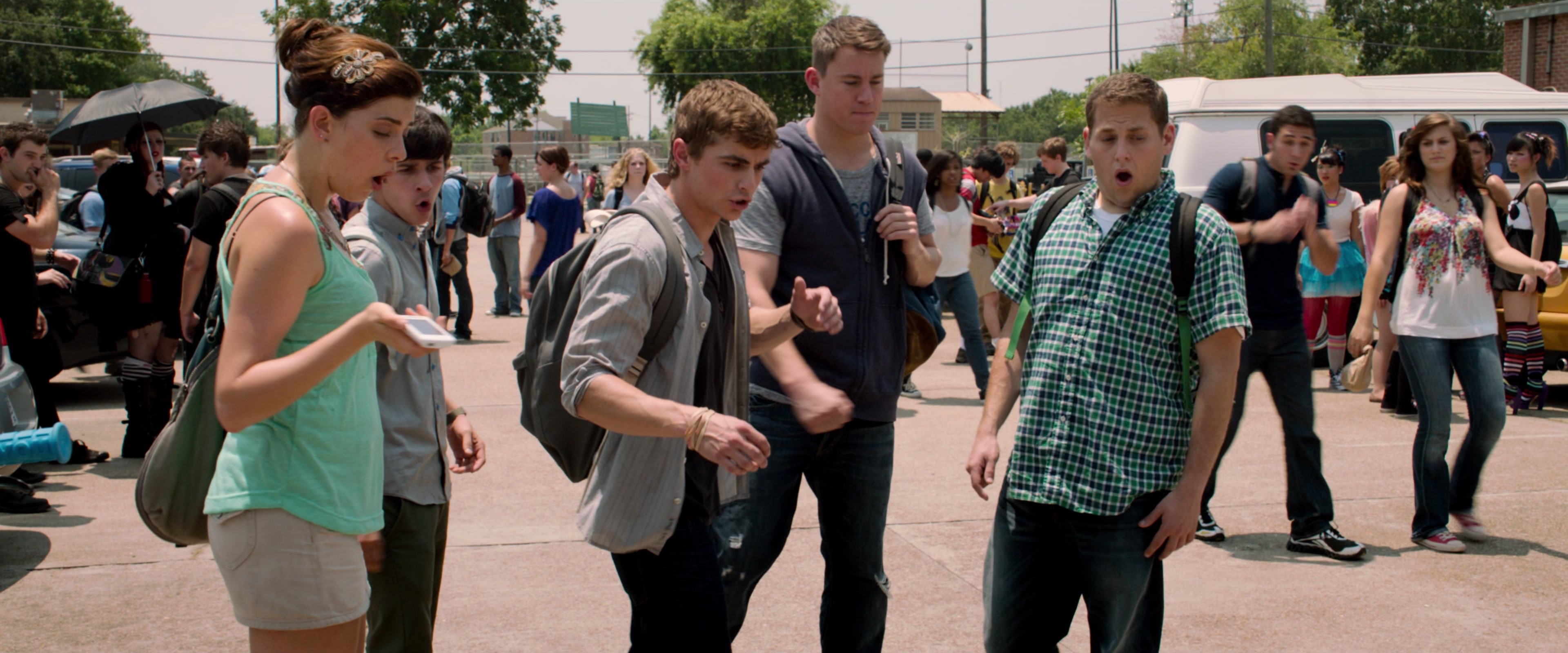 21 Jump Street (2012), wide, 2.40:1 — film still