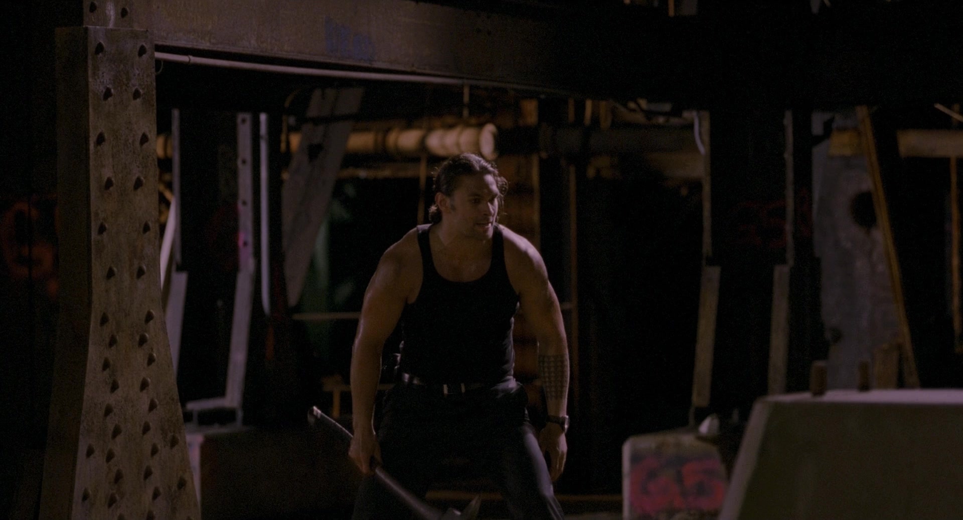 Bullet to the Head (2012), wide, 1.85:1 — film still