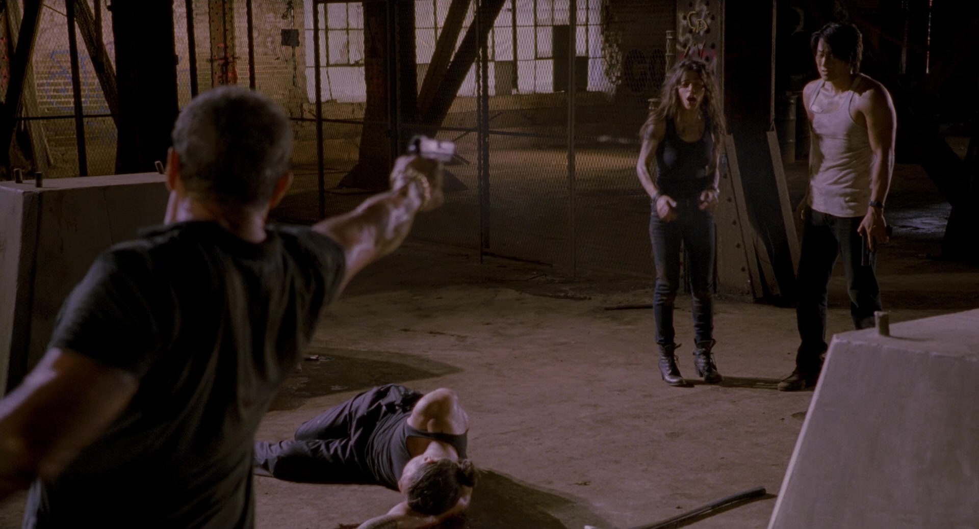 Bullet to the Head (2012), wide, 1.85:1 — film still