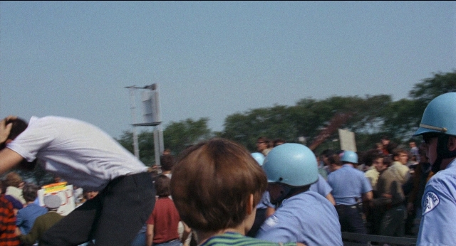 Frame from Medium Cool — shirt, person, human face