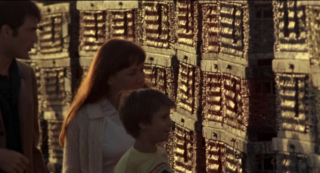 Wide shot frame from Medium Cool — standing, face, person
