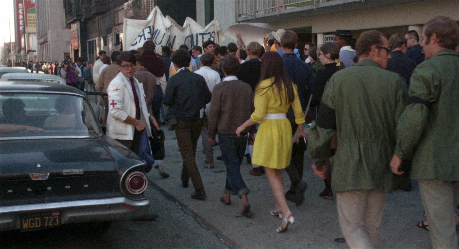 Medium Cool (1969), wide, 1.85:1 — film still