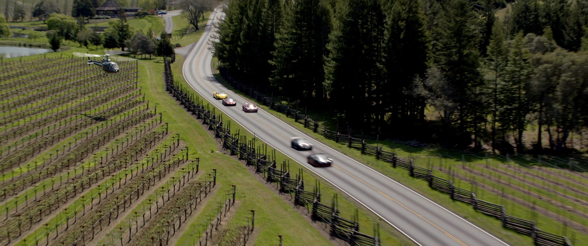 Need for Speed (2014), wide, 2.39:1 — film still