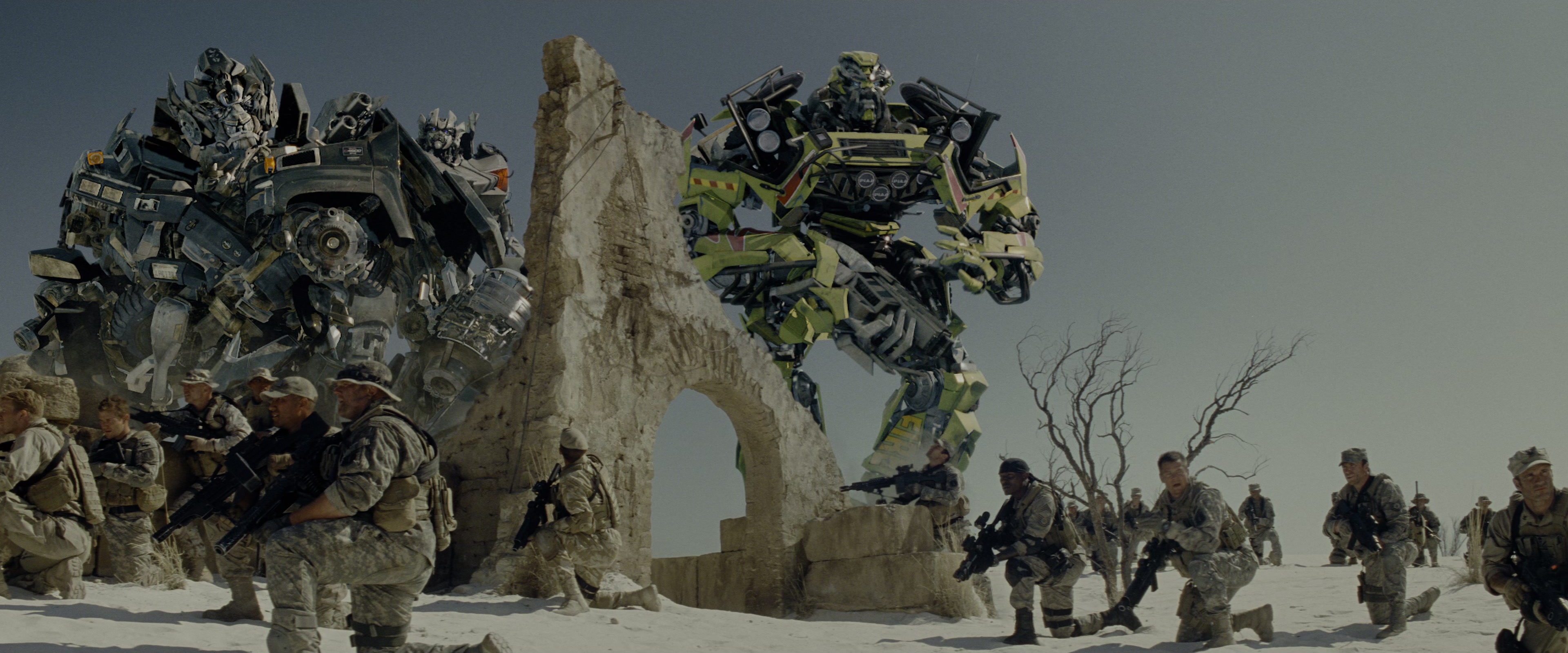 Transformers: Revenge of the Fallen (2009), wide, 2.40:1 — film still