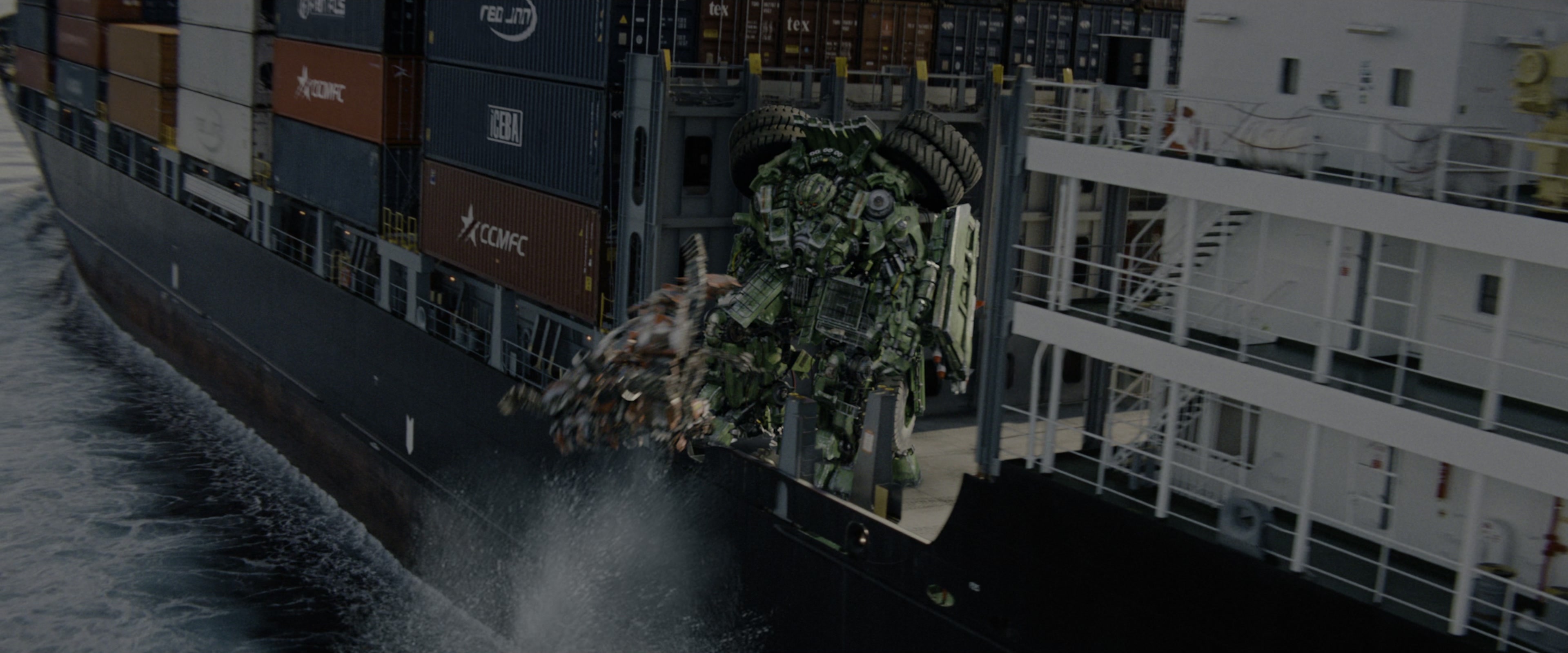 Transformers: Revenge of the Fallen (2009), wide, 2.40:1 — film still