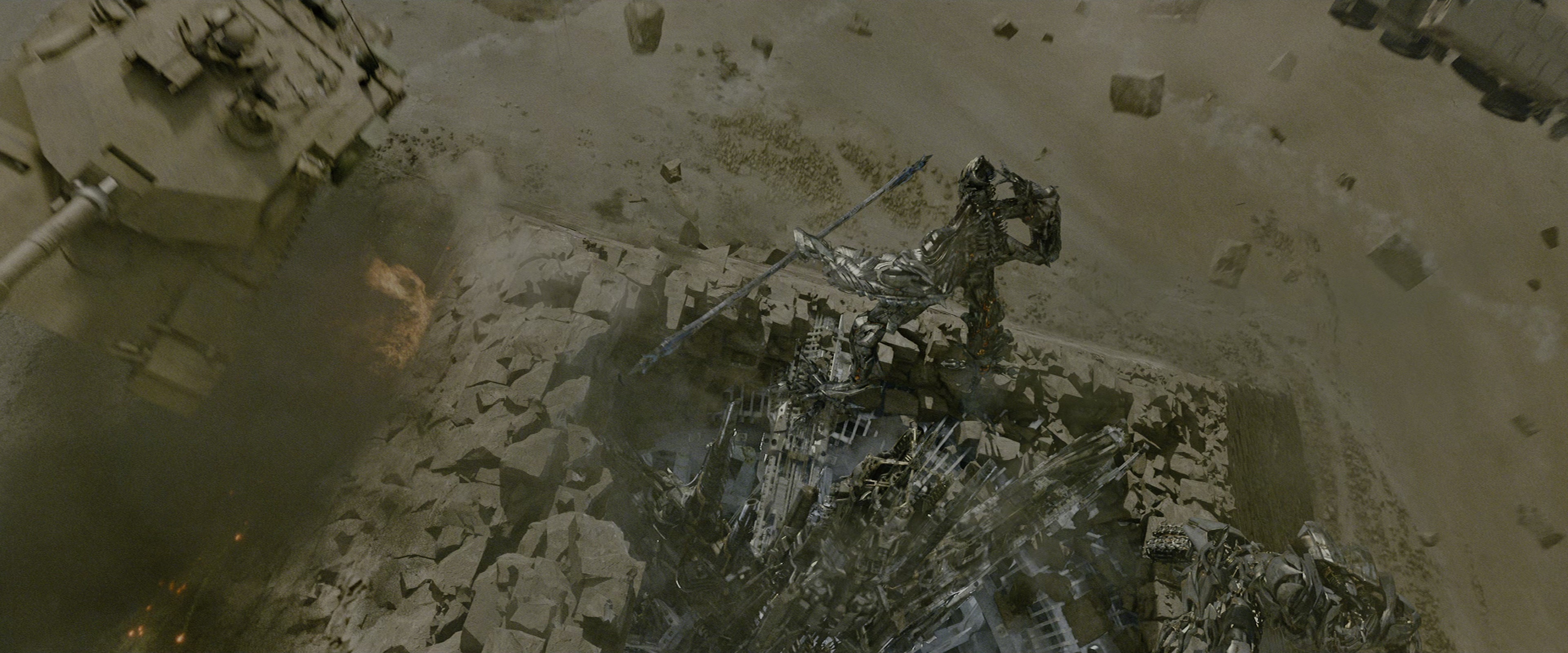 Transformers: Revenge of the Fallen (2009), wide, 2.40:1 — film still