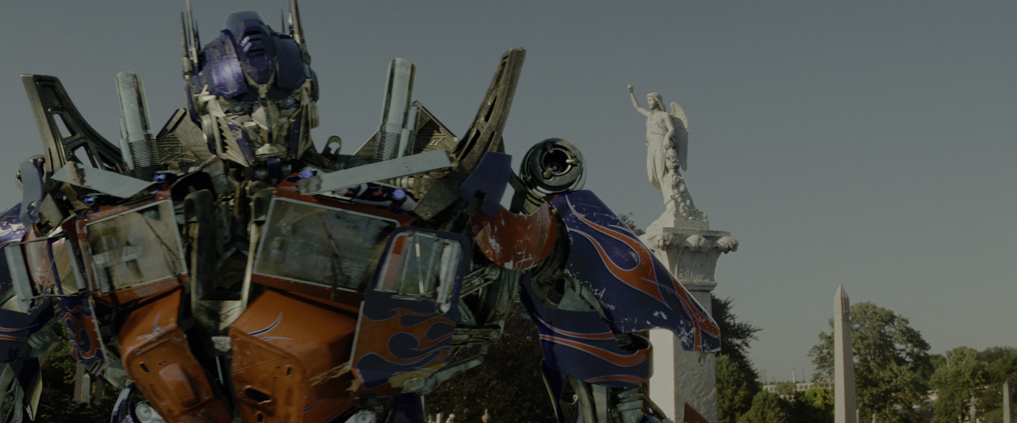 Transformers: Revenge of the Fallen (2009), wide, 2.40:1 — film still