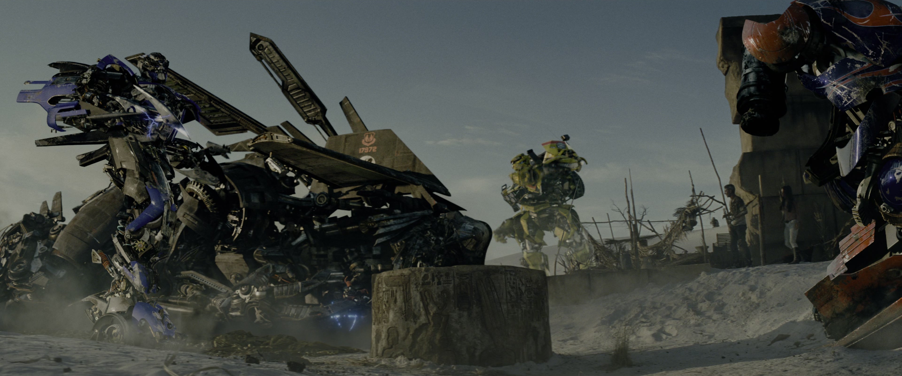 Transformers: Revenge of the Fallen (2009), wide, 2.40:1 — film still