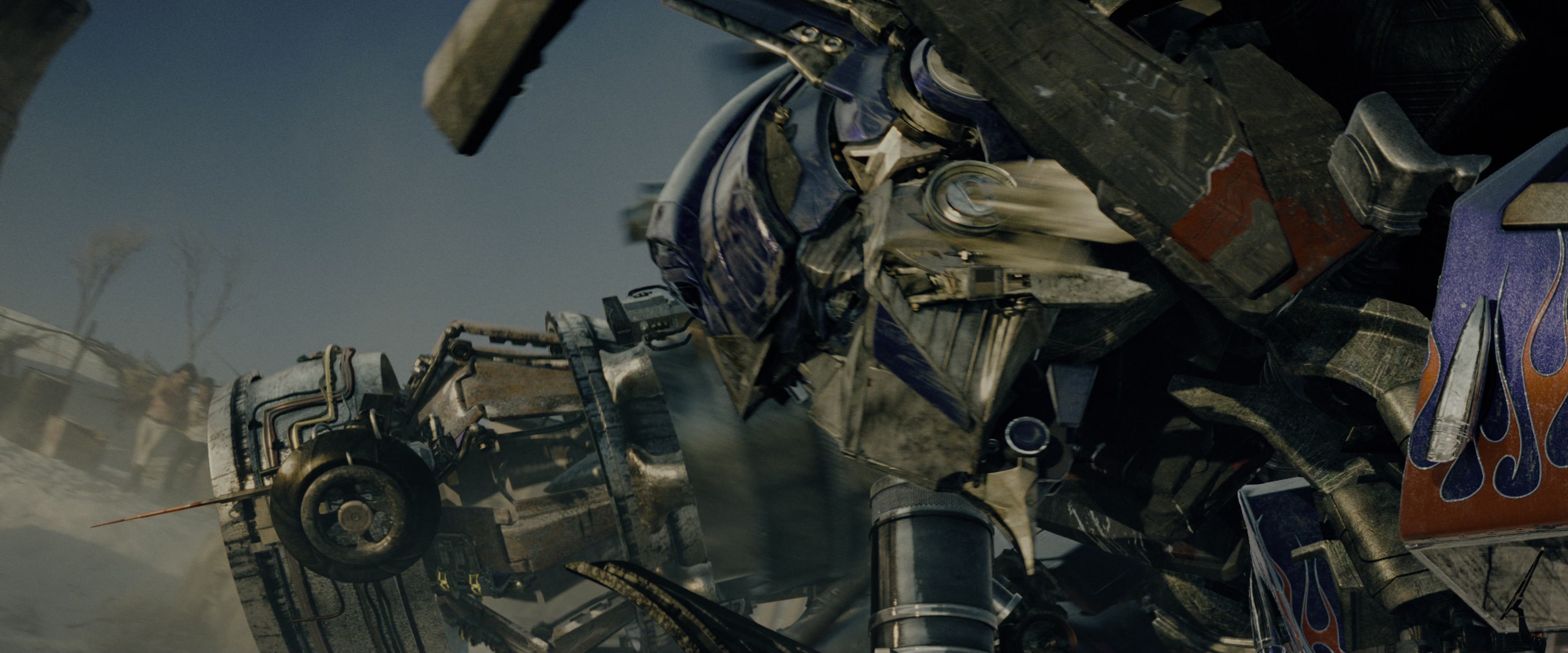 Transformers: Revenge of the Fallen (2009), wide, 2.40:1 — film still