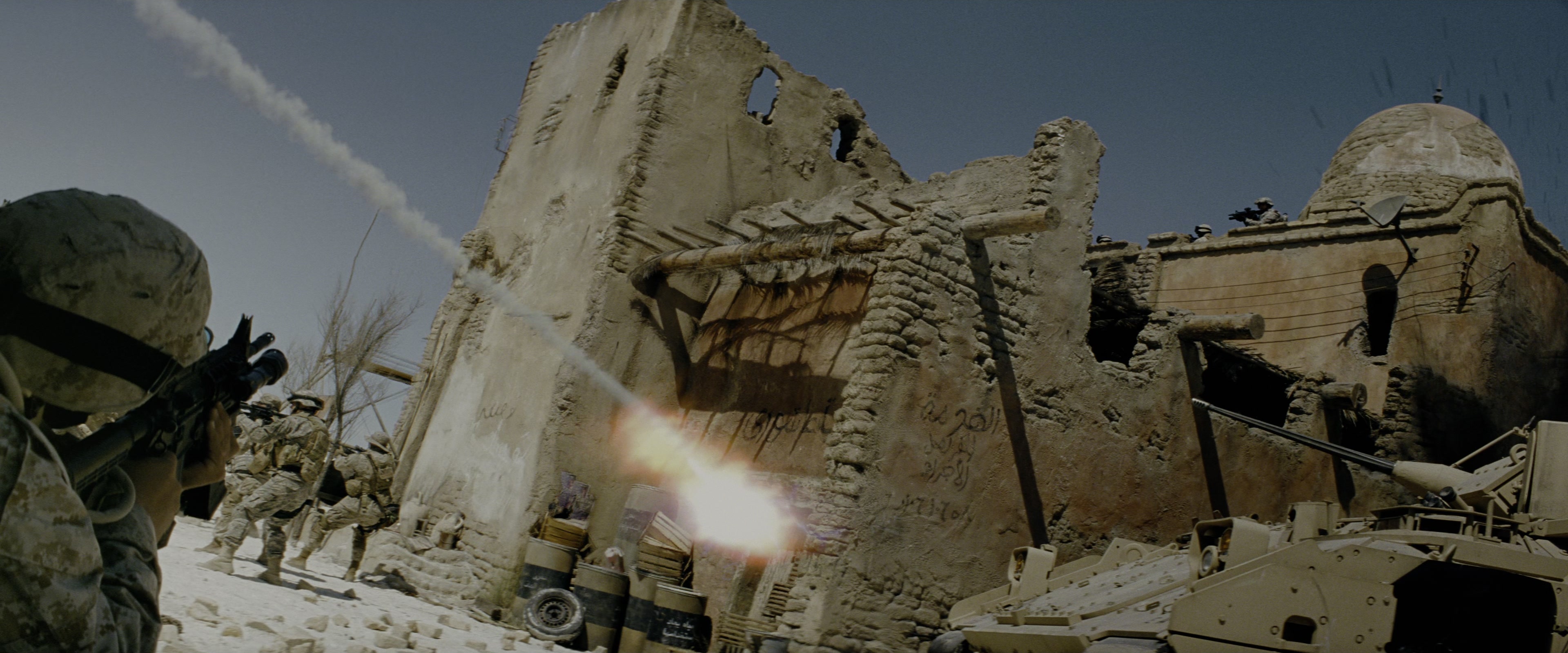 Transformers: Revenge of the Fallen (2009), wide, 2.40:1 — film still
