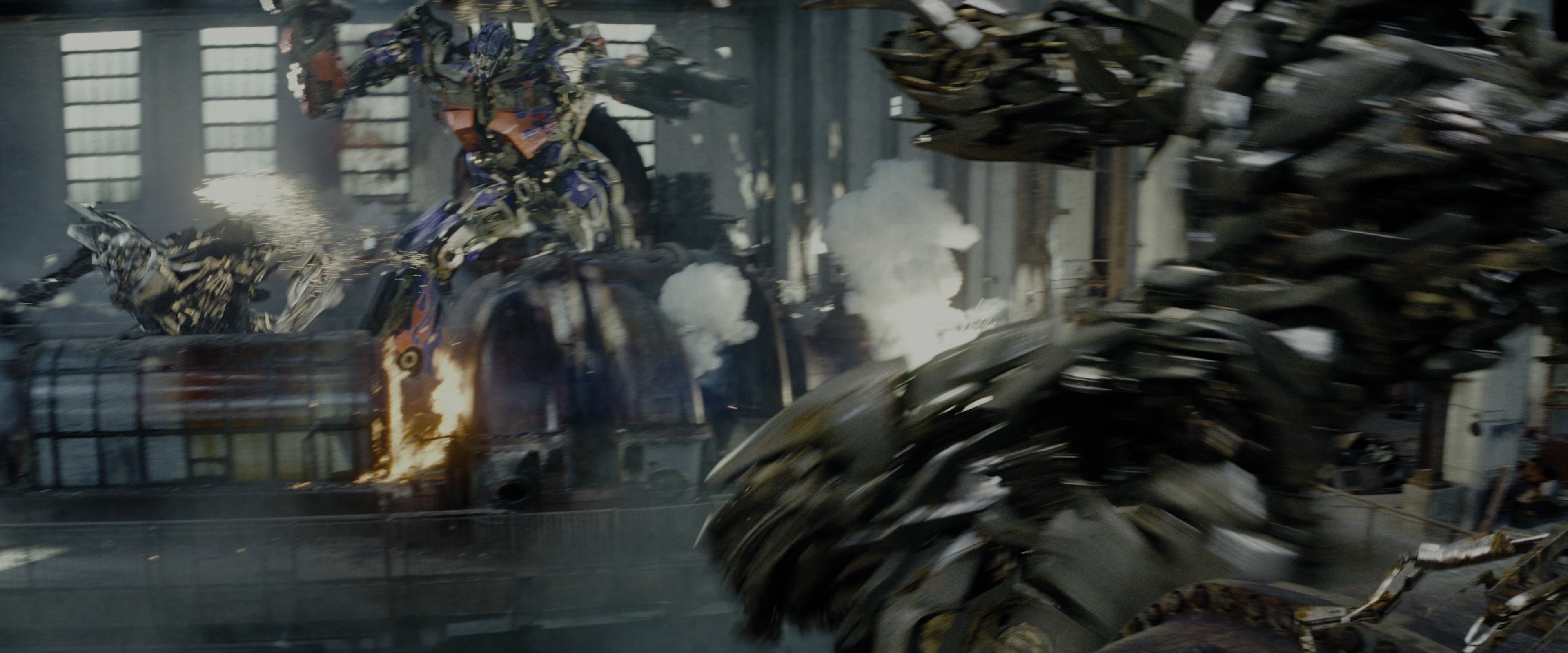 Transformers: Revenge of the Fallen (2009), wide, 2.40:1 — film still
