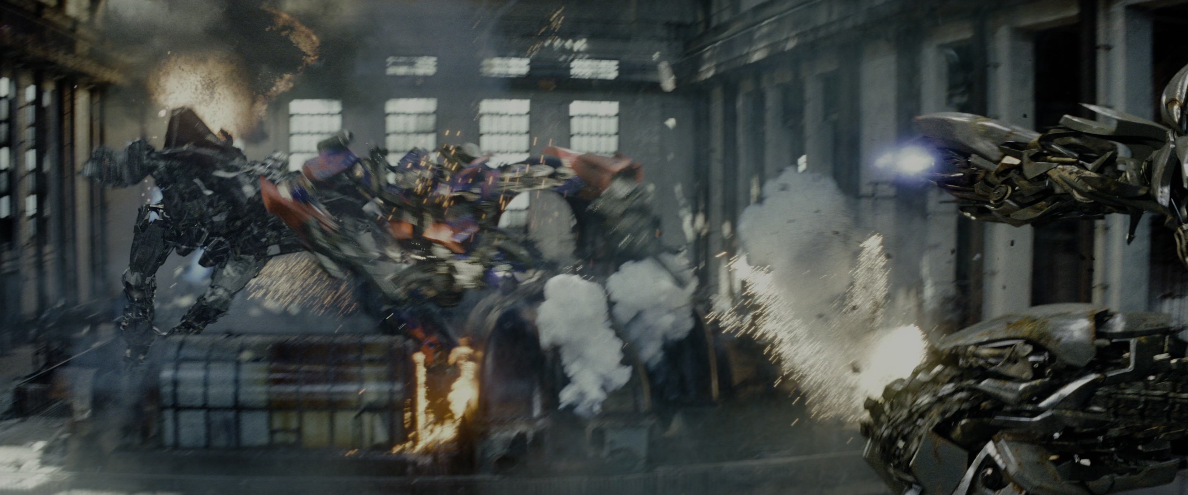 Transformers: Revenge of the Fallen (2009), wide, 2.40:1 — film still