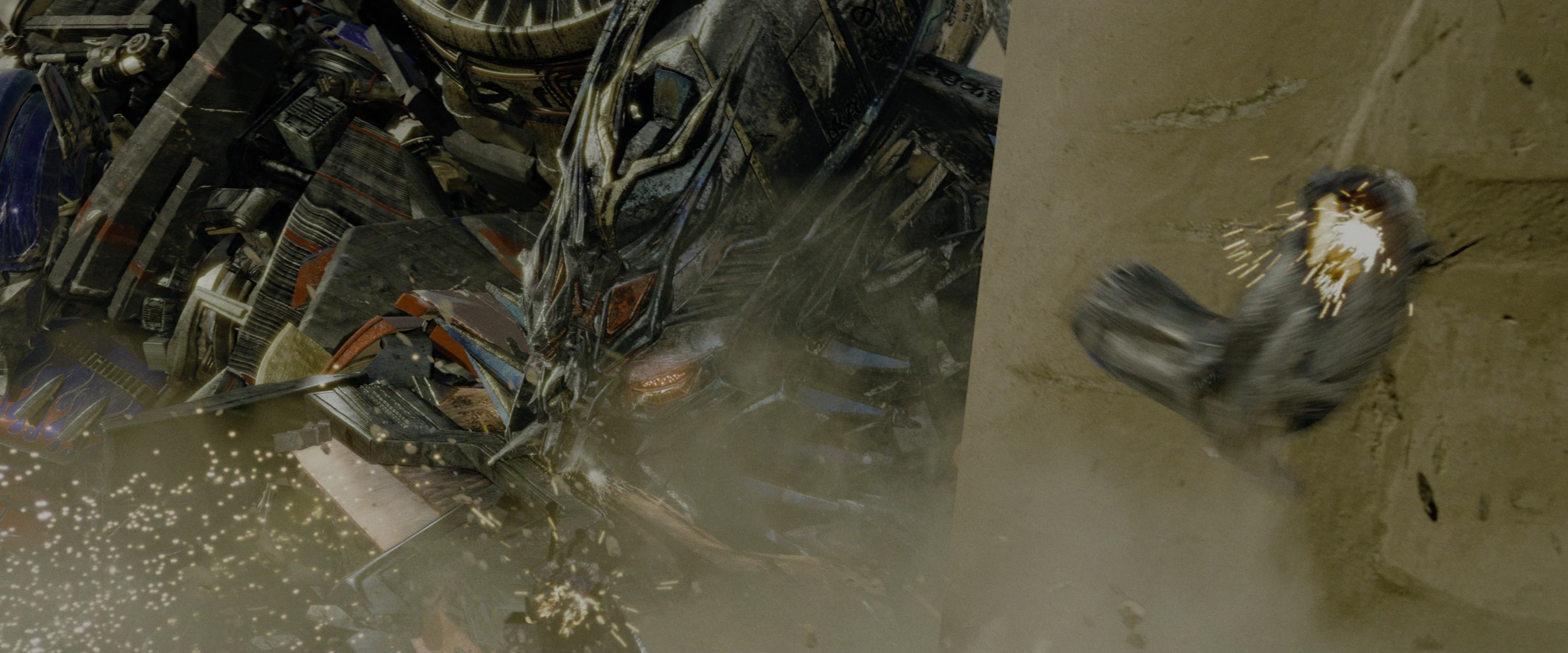 Transformers: Revenge of the Fallen (2009), wide, 2.40:1 — film still
