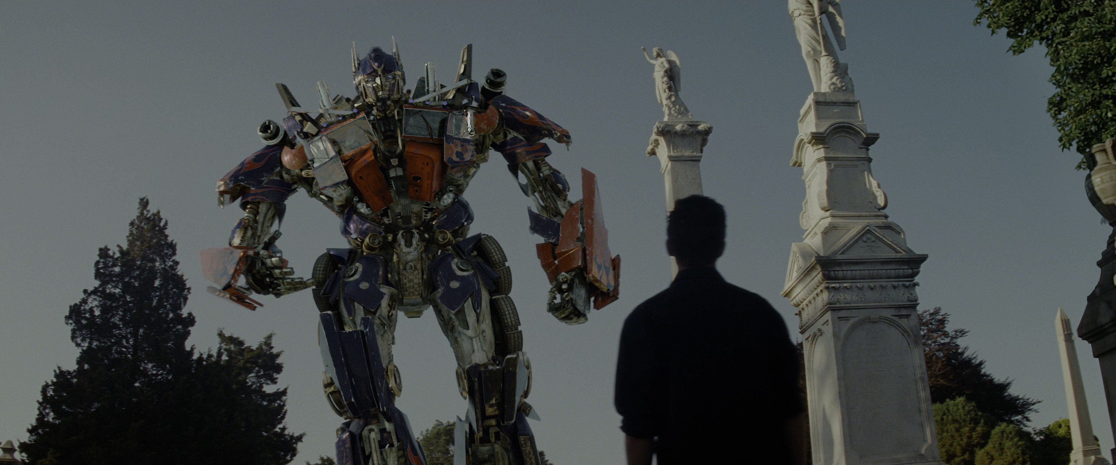 Transformers: Revenge of the Fallen (2009), wide, 2.40:1 — film still