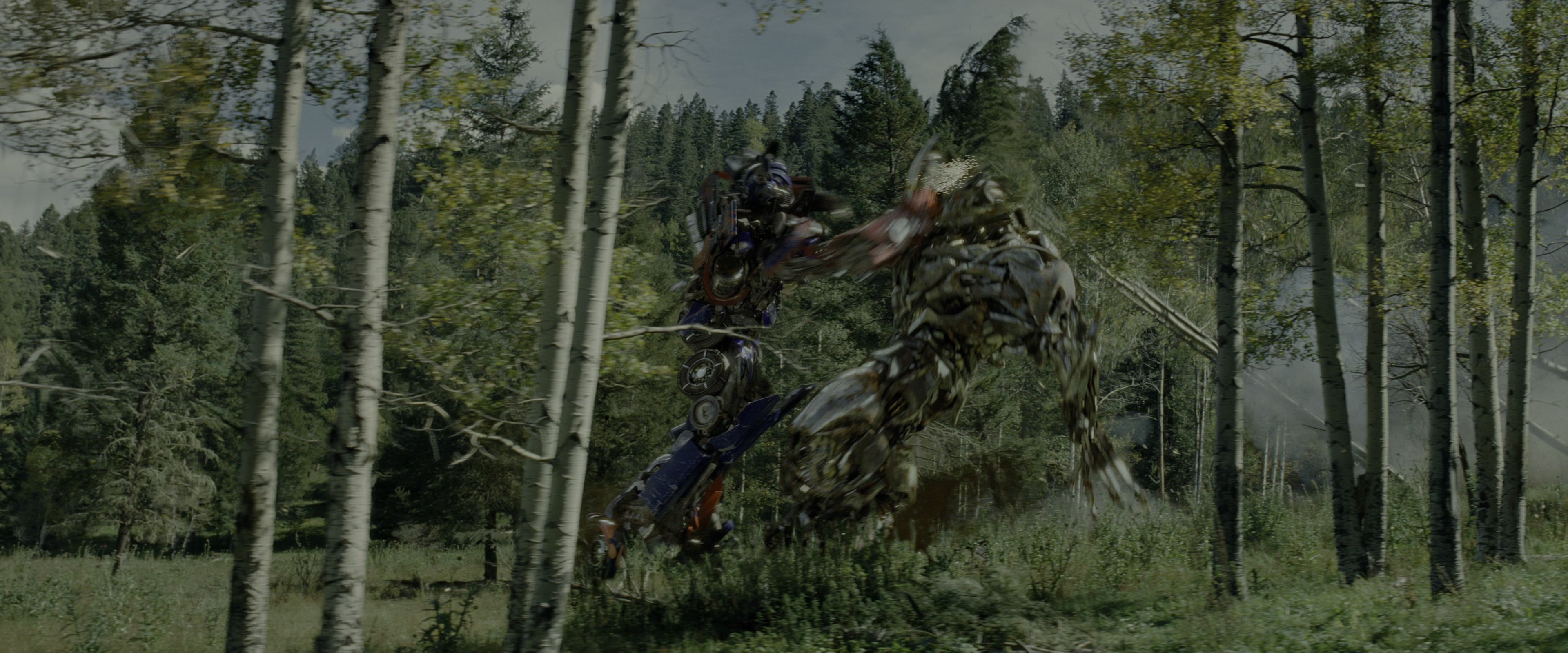 Transformers: Revenge of the Fallen (2009), wide, 2.40:1 — film still