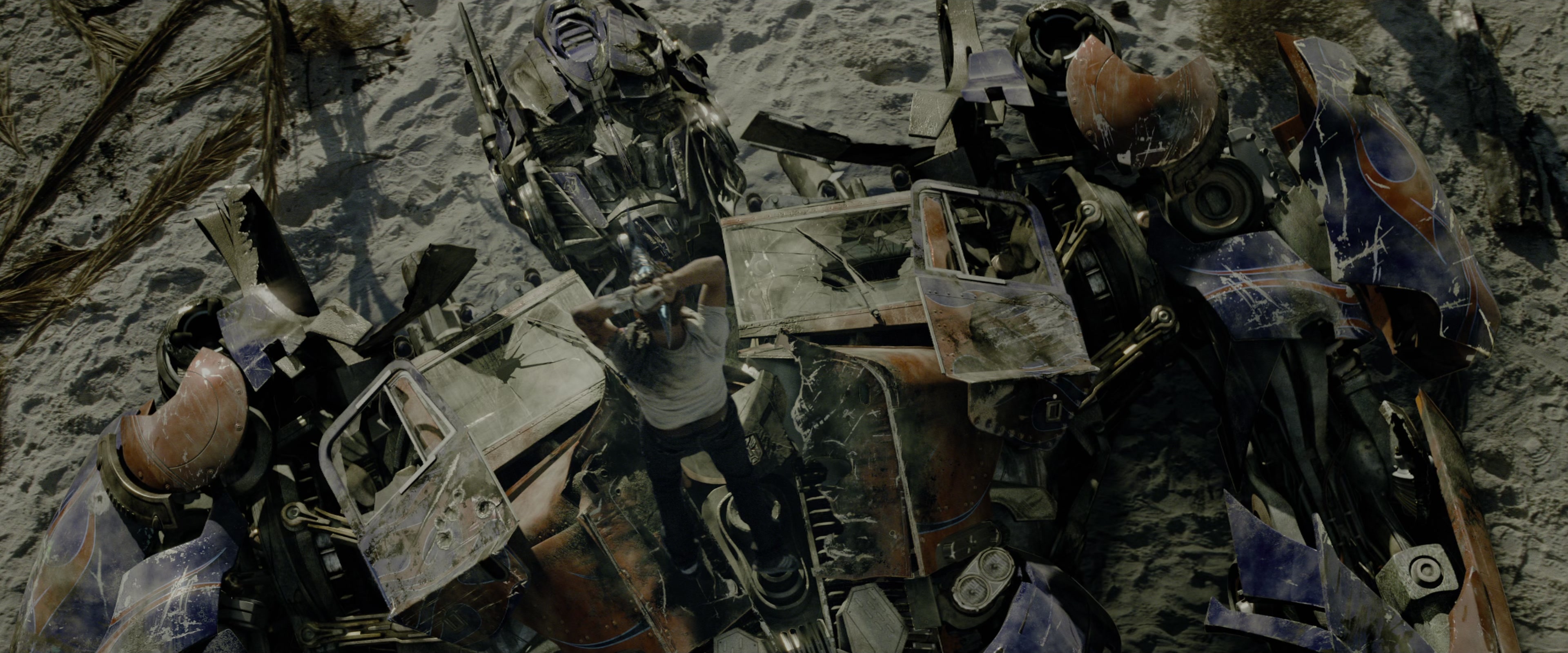 Transformers: Revenge of the Fallen (2009), wide, 2.40:1 — film still