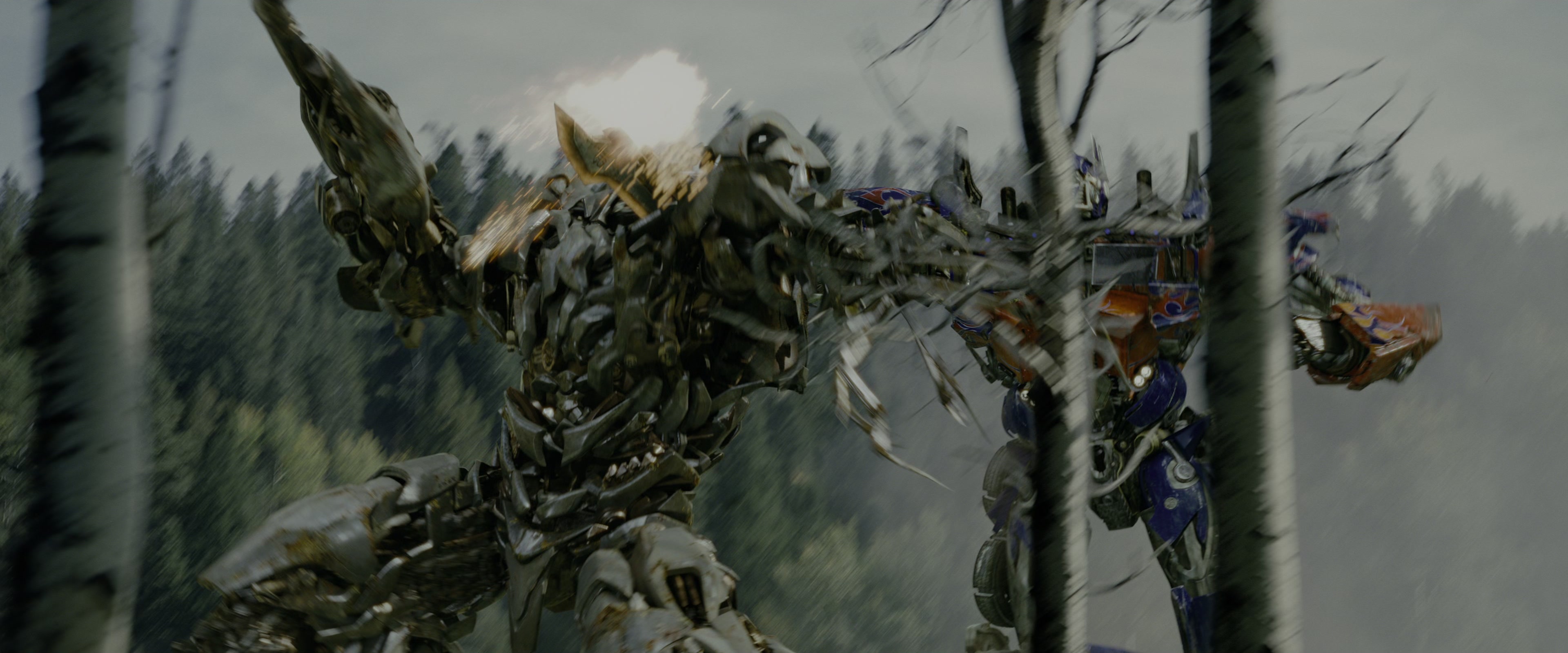 Transformers: Revenge of the Fallen (2009), wide, 2.40:1 — film still