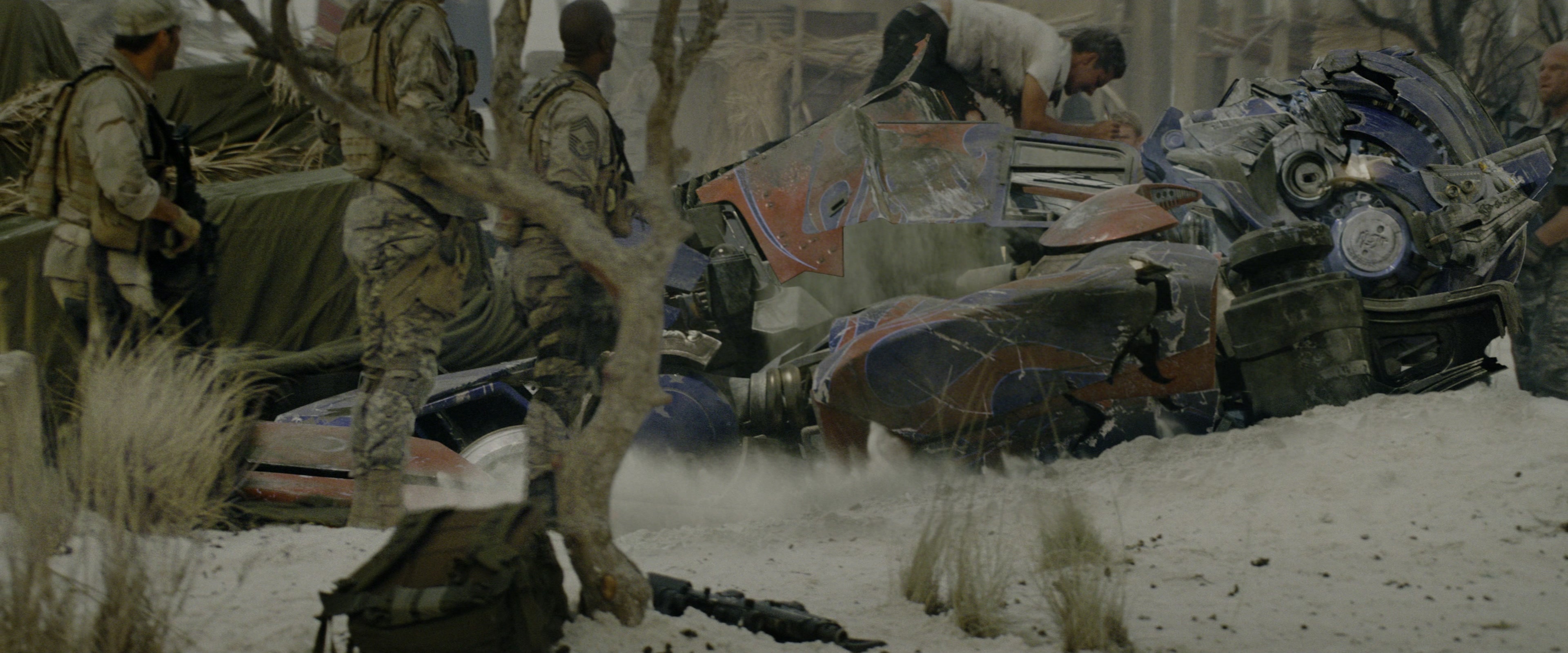 Transformers: Revenge of the Fallen (2009), wide, 2.40:1 — film still