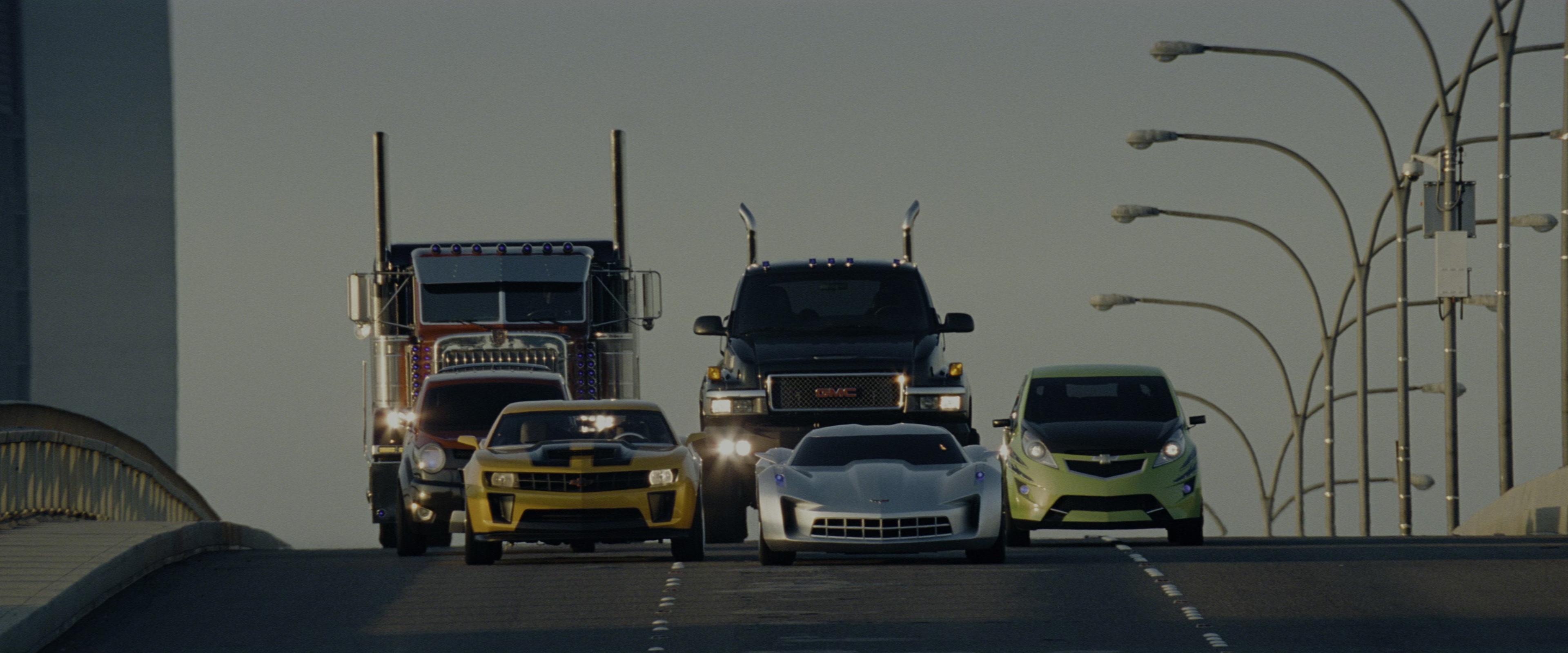Transformers: Revenge of the Fallen (2009), wide, 2.40:1 — film still