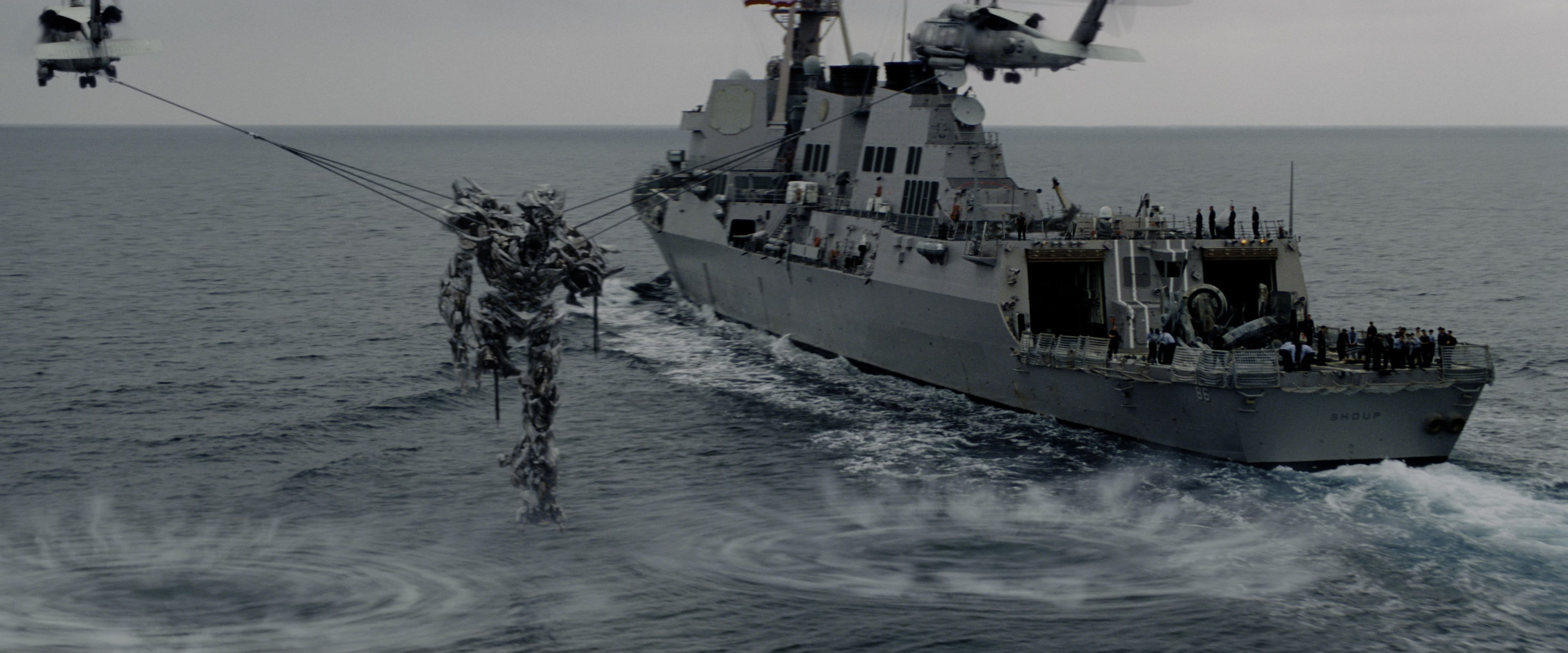 Transformers: Revenge of the Fallen (2009), wide, 2.40:1 — film still