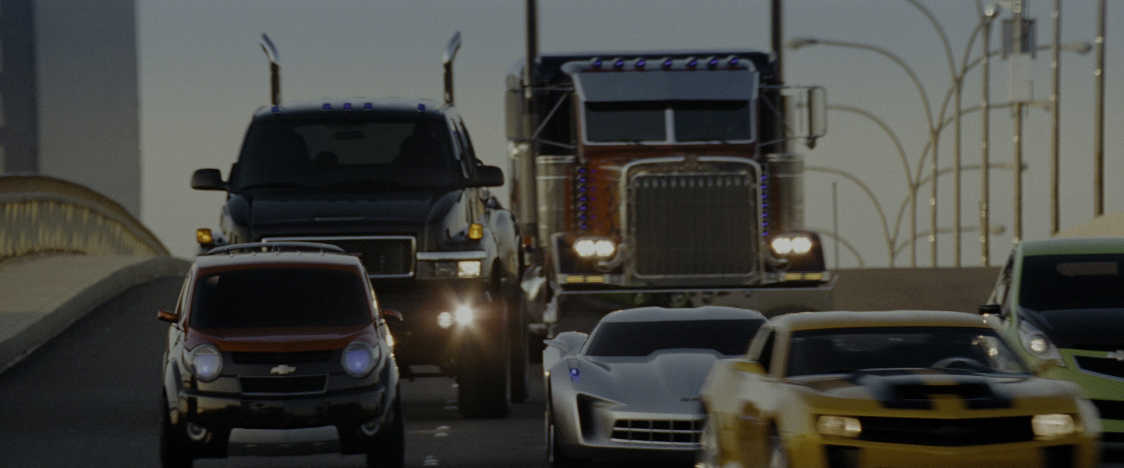 Transformers: Revenge of the Fallen (2009), wide, 2.40:1 — film still