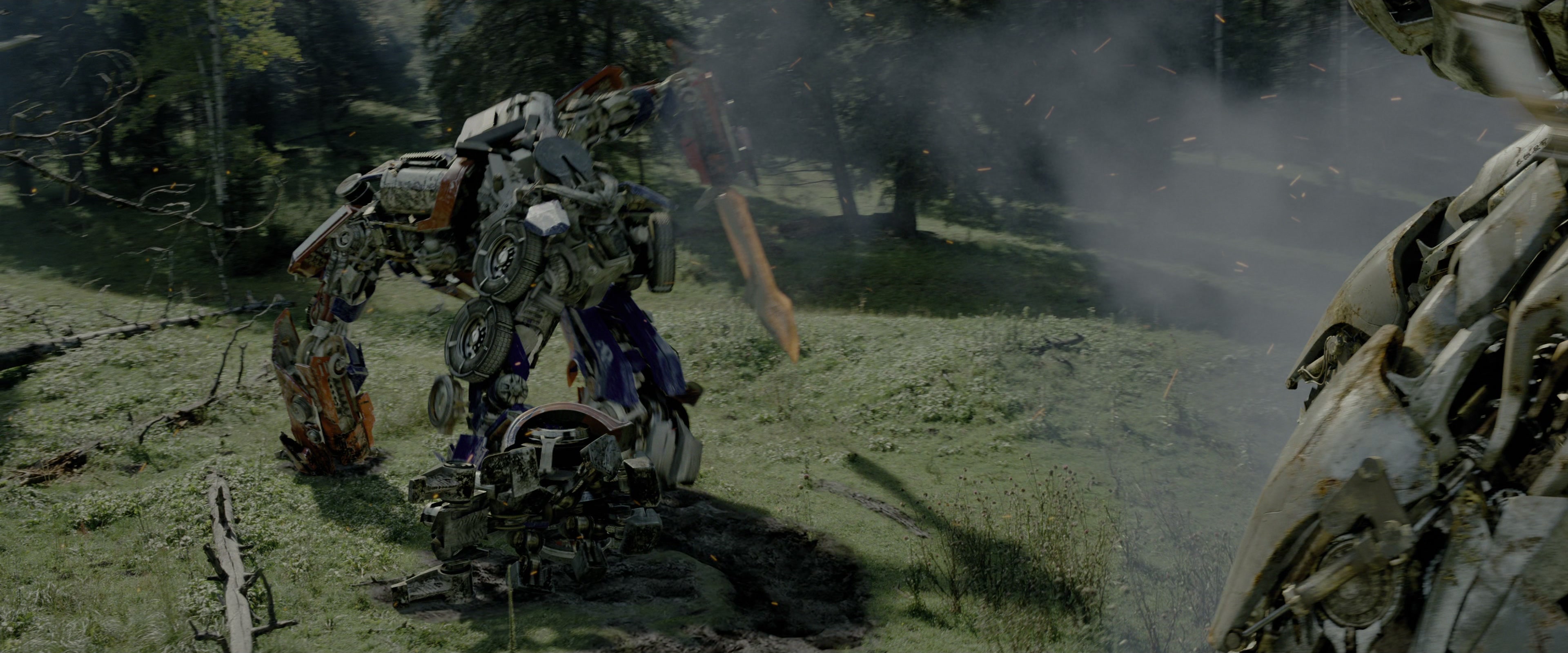 Transformers: Revenge of the Fallen (2009), wide, 2.40:1 — film still