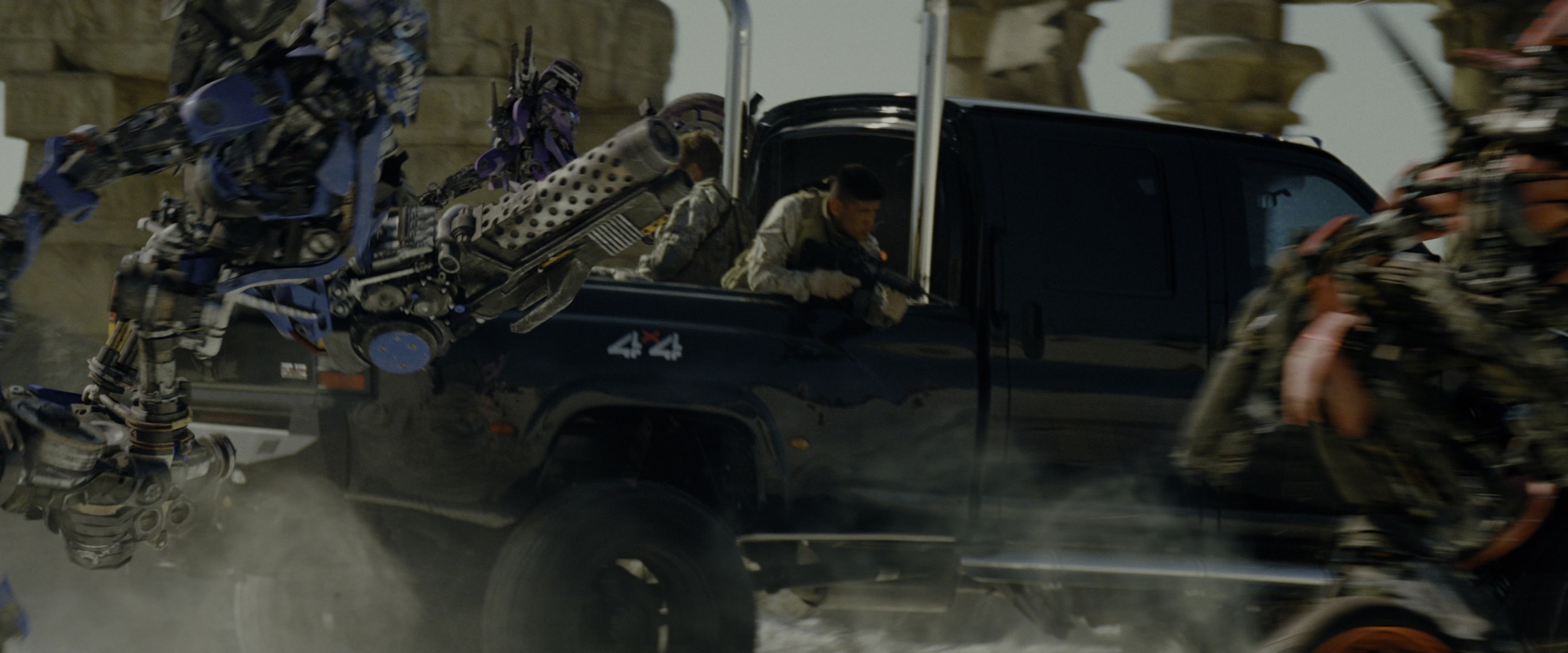 Transformers: Revenge of the Fallen (2009), wide, 2.40:1 — film still