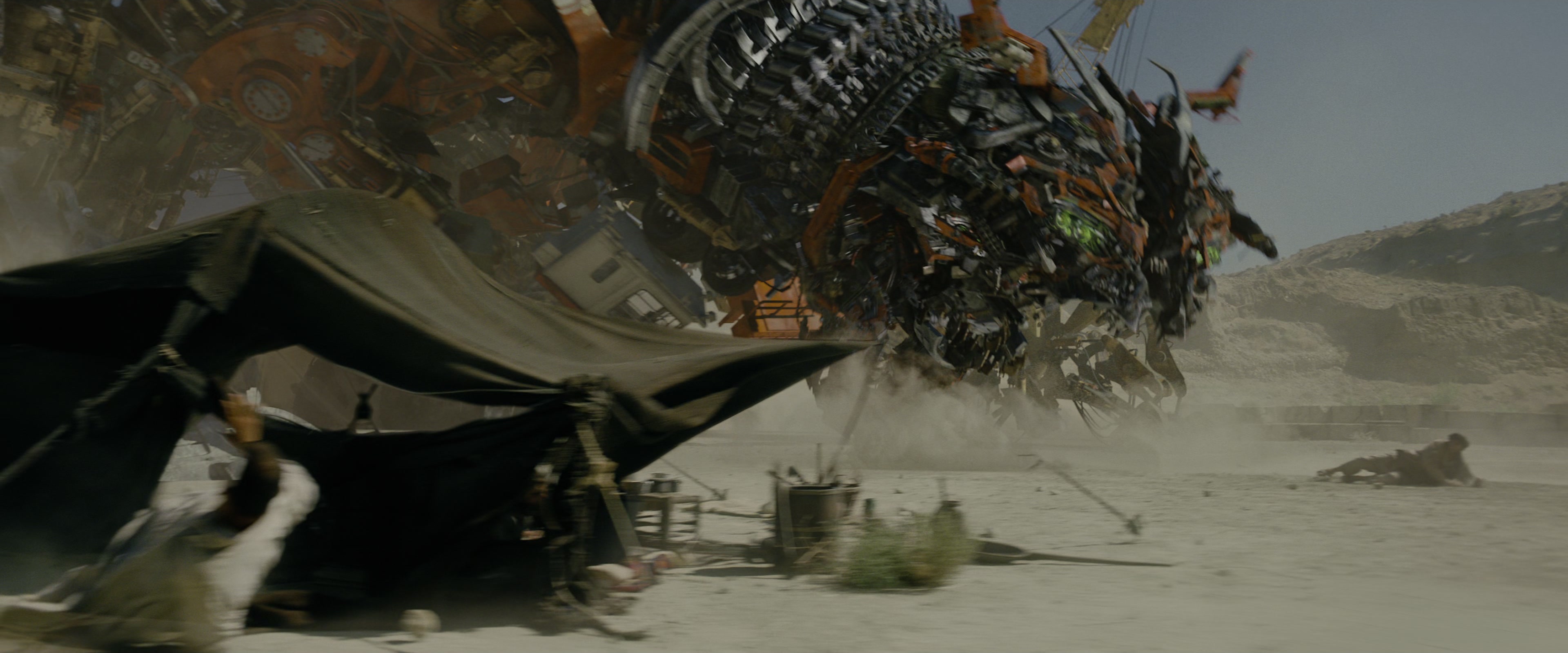 Transformers: Revenge of the Fallen (2009), wide, 2.40:1 — film still