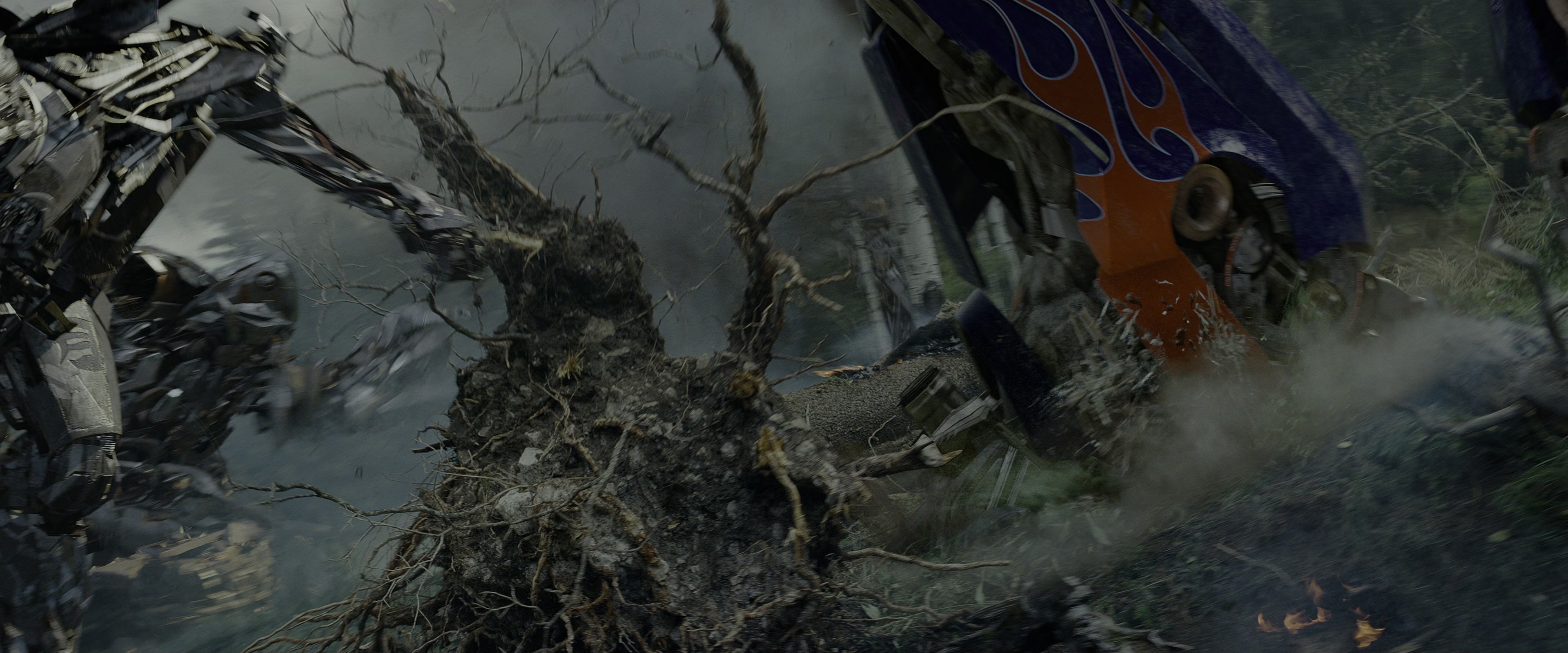 Transformers: Revenge of the Fallen (2009), wide, 2.40:1 — film still