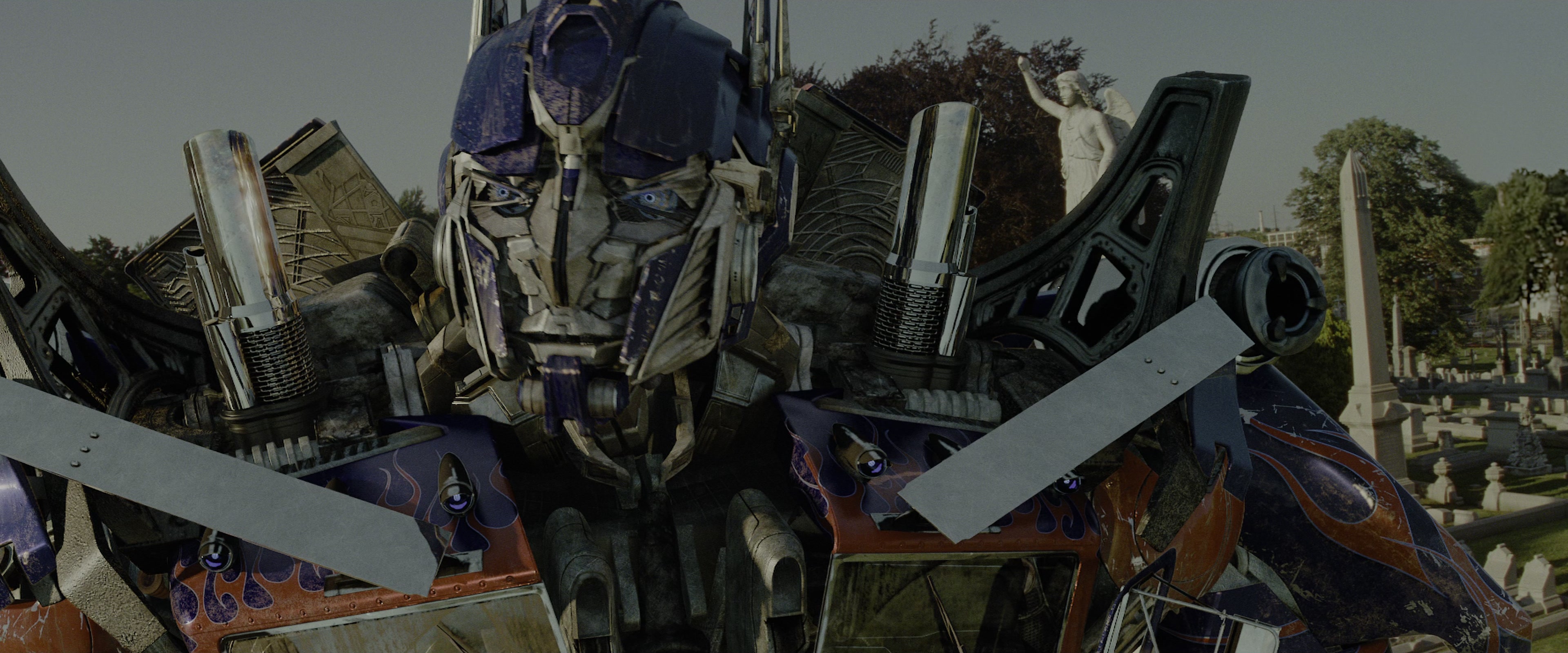 Transformers: Revenge of the Fallen (2009), wide, 2.40:1 — film still
