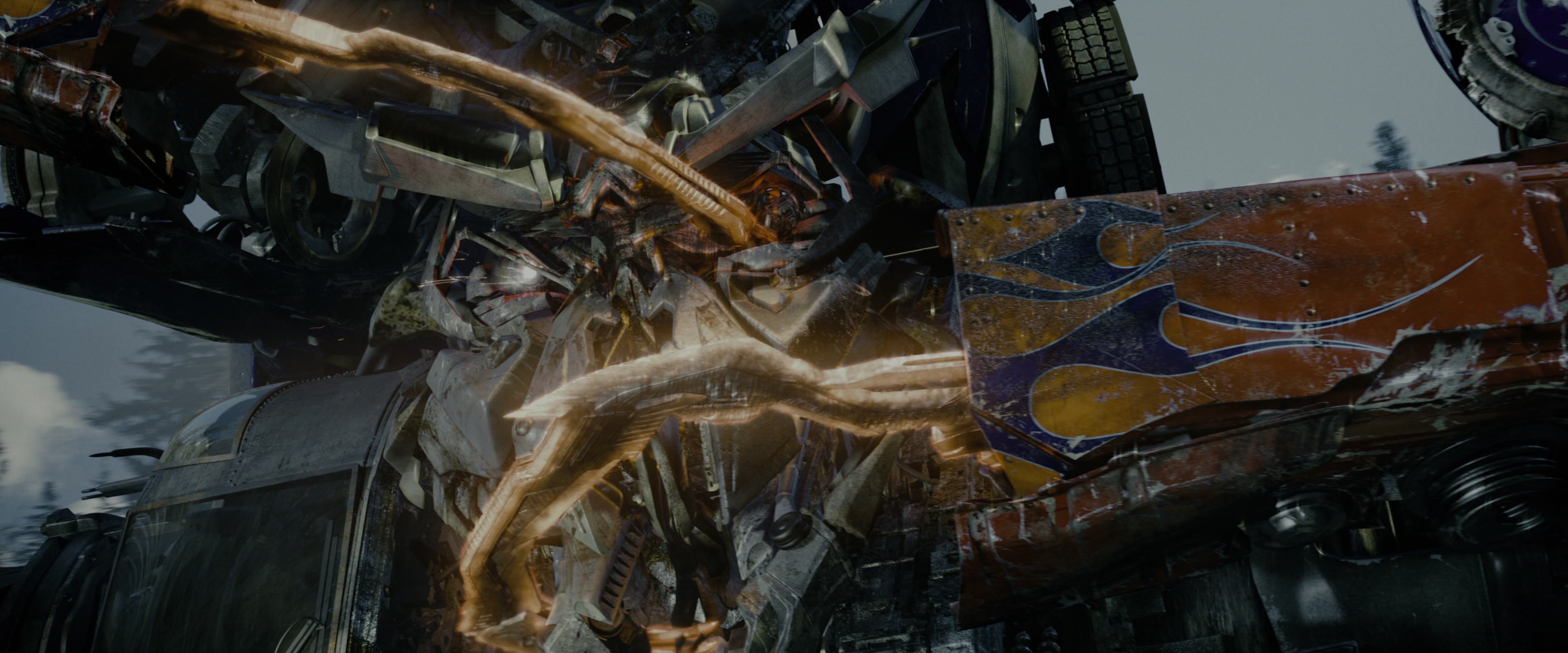 Transformers: Revenge of the Fallen (2009), wide, 2.40:1 — film still