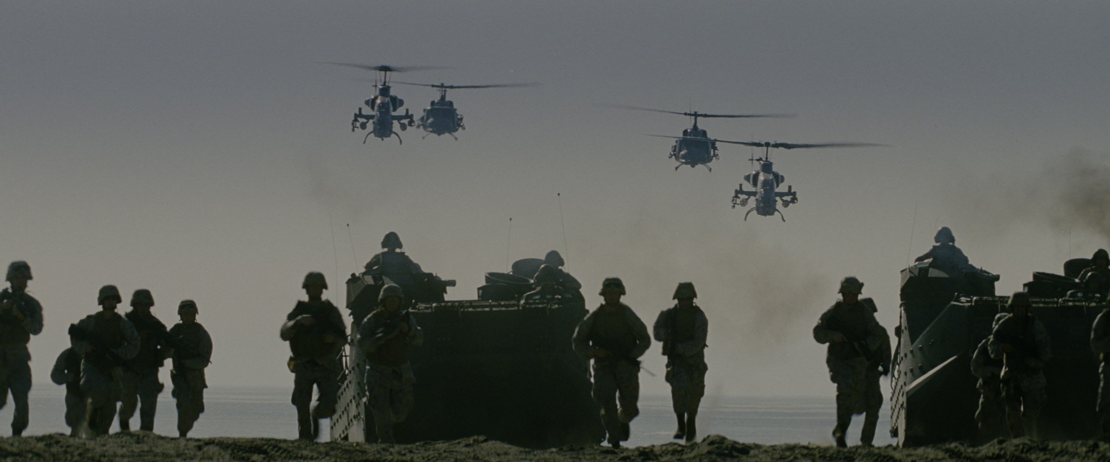 Transformers: Revenge of the Fallen (2009), wide, 2.40:1 — film still