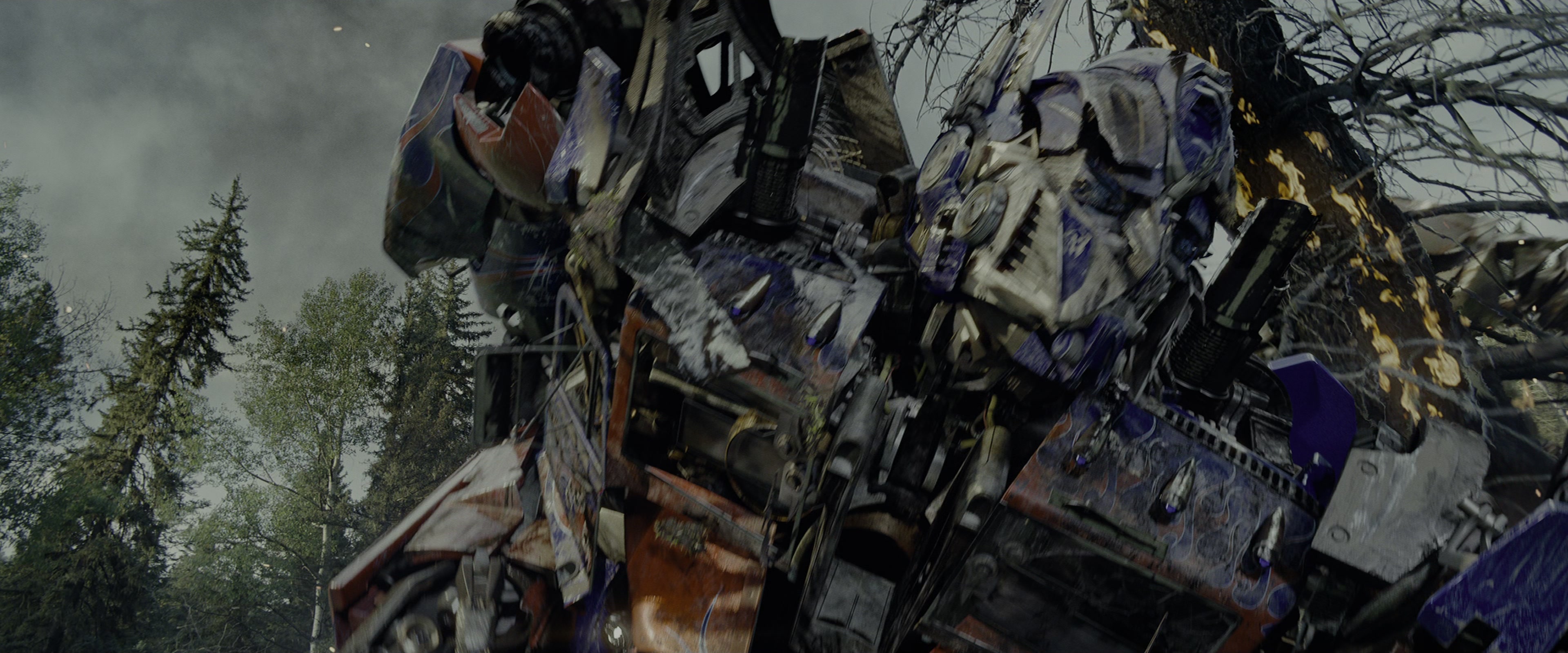 Transformers: Revenge of the Fallen (2009), wide, 2.40:1 — film still