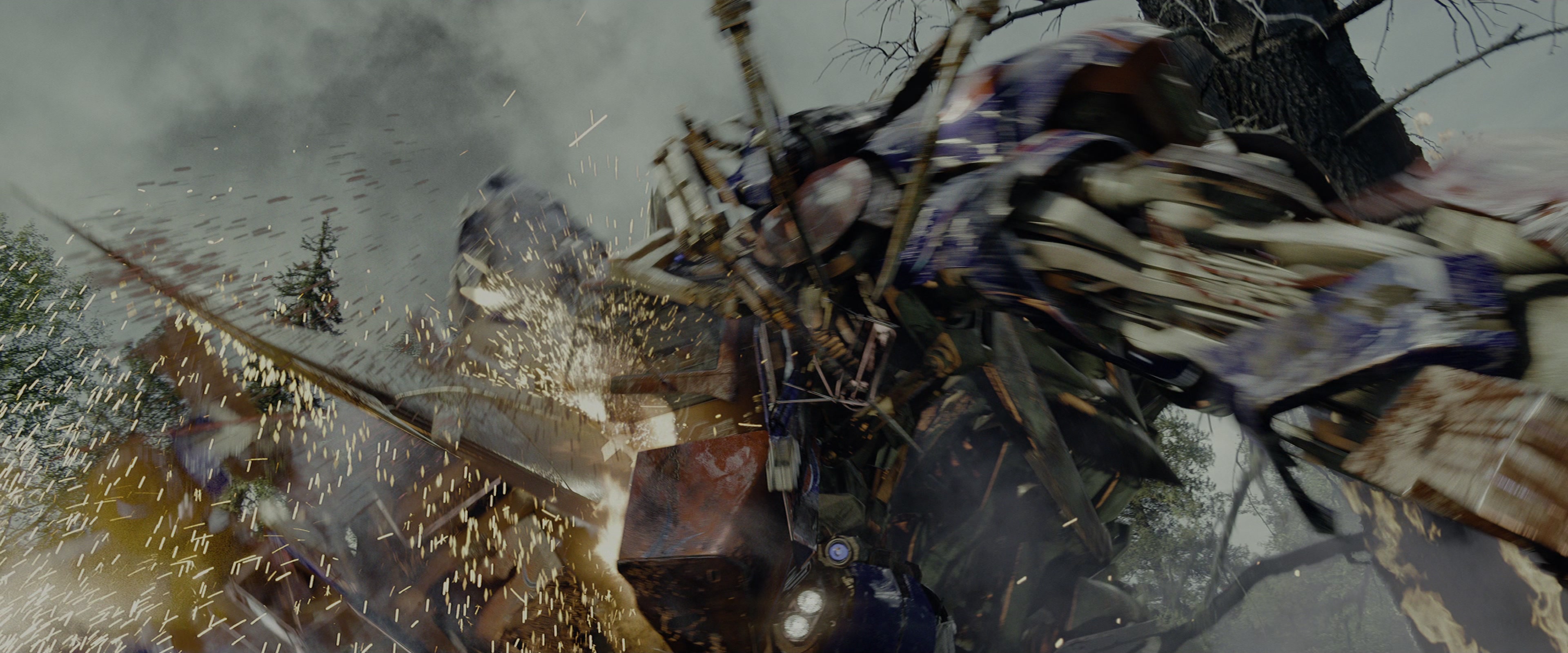 Transformers: Revenge of the Fallen (2009), wide, 2.40:1 — film still