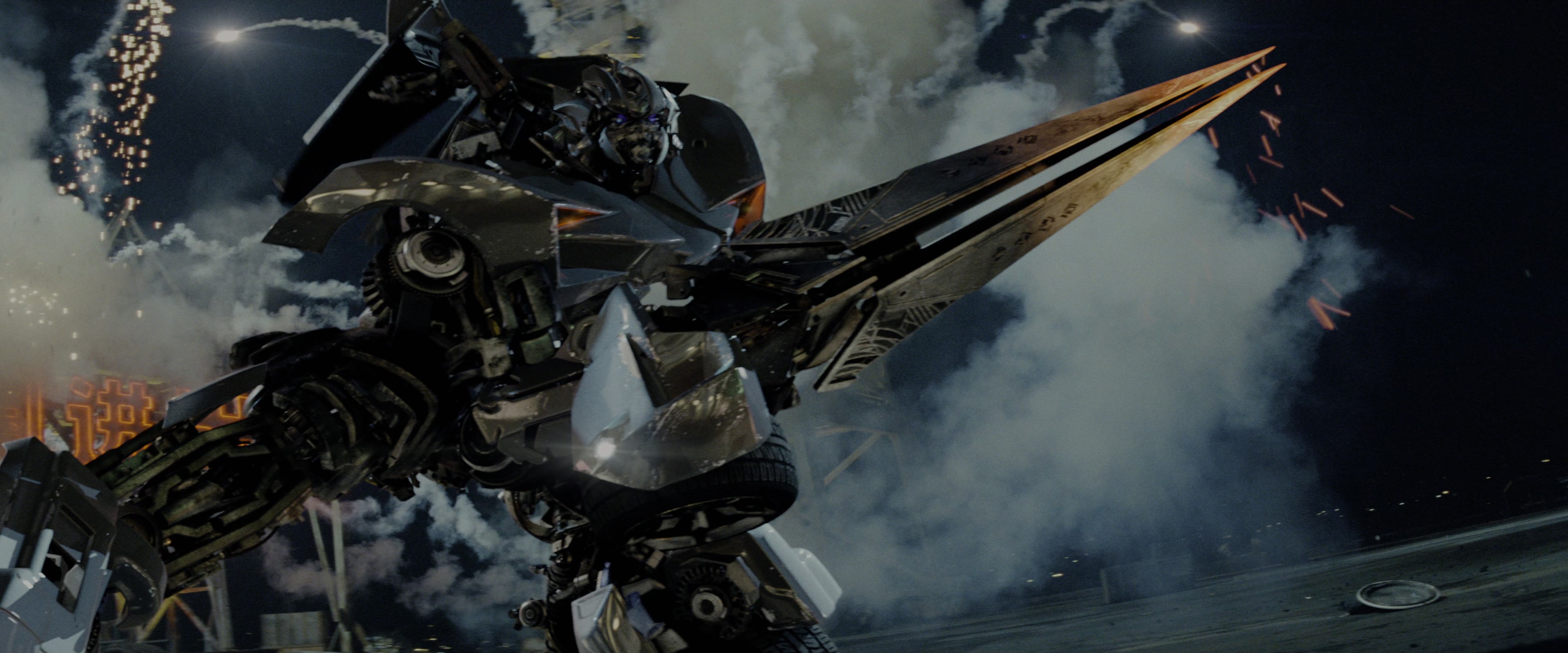 Transformers: Revenge of the Fallen (2009), wide, 2.40:1 — film still