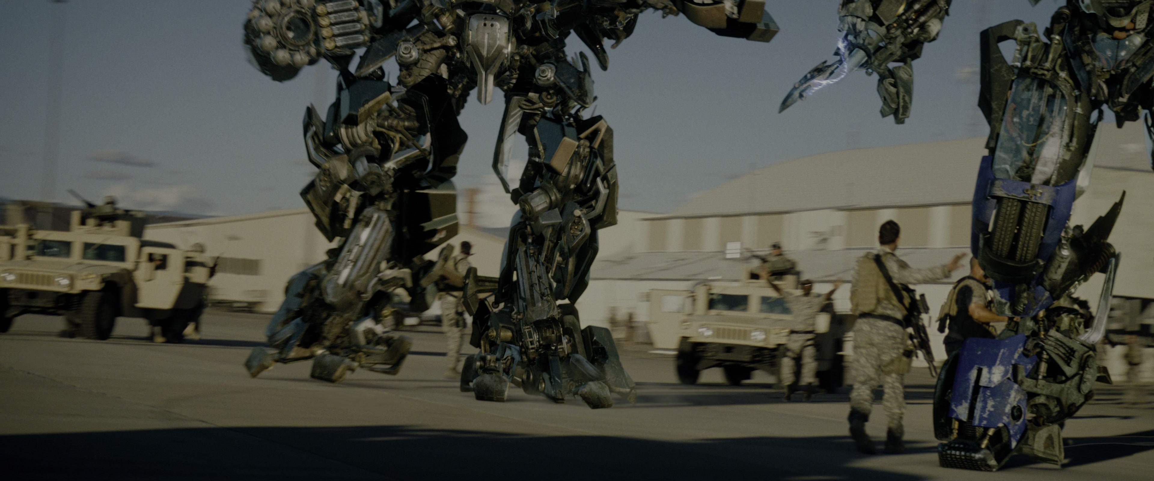 Transformers: Revenge of the Fallen (2009), wide, 2.40:1 — film still