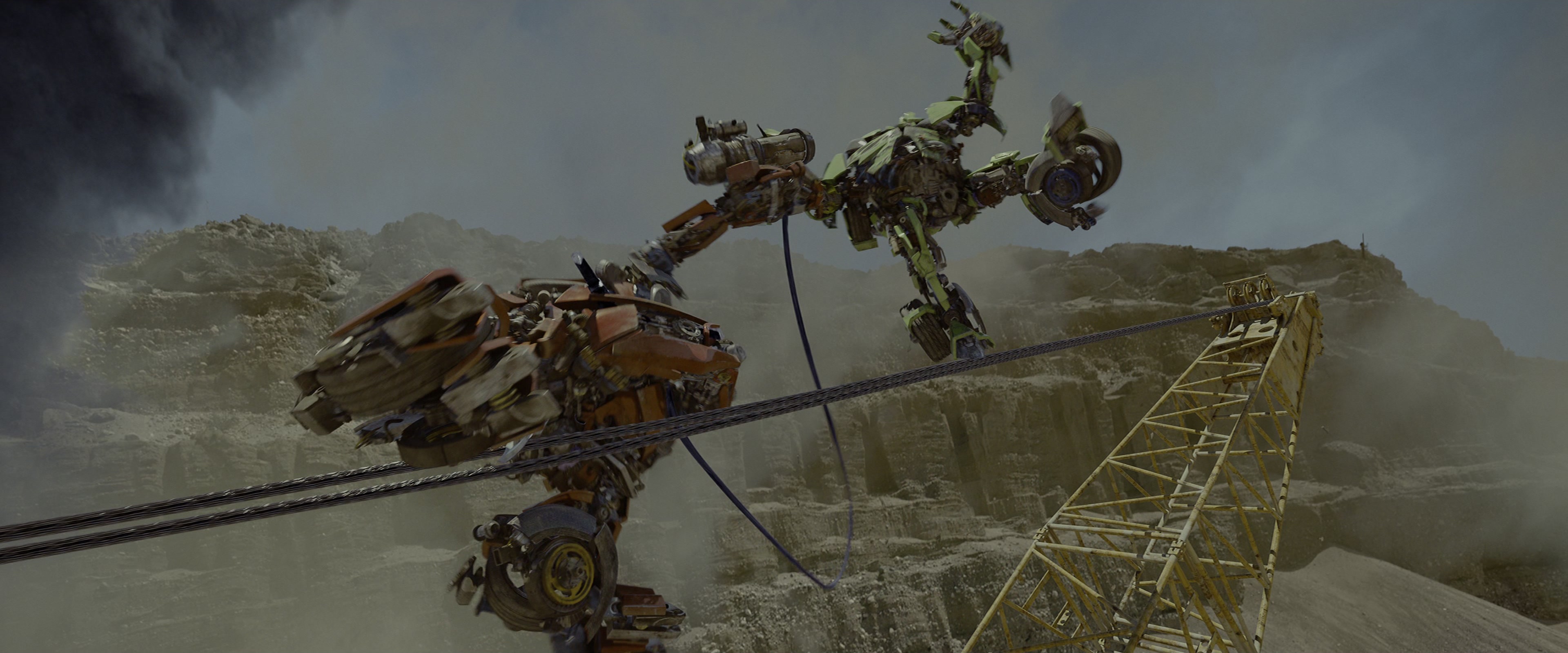 Transformers: Revenge of the Fallen (2009), wide, 2.40:1 — film still