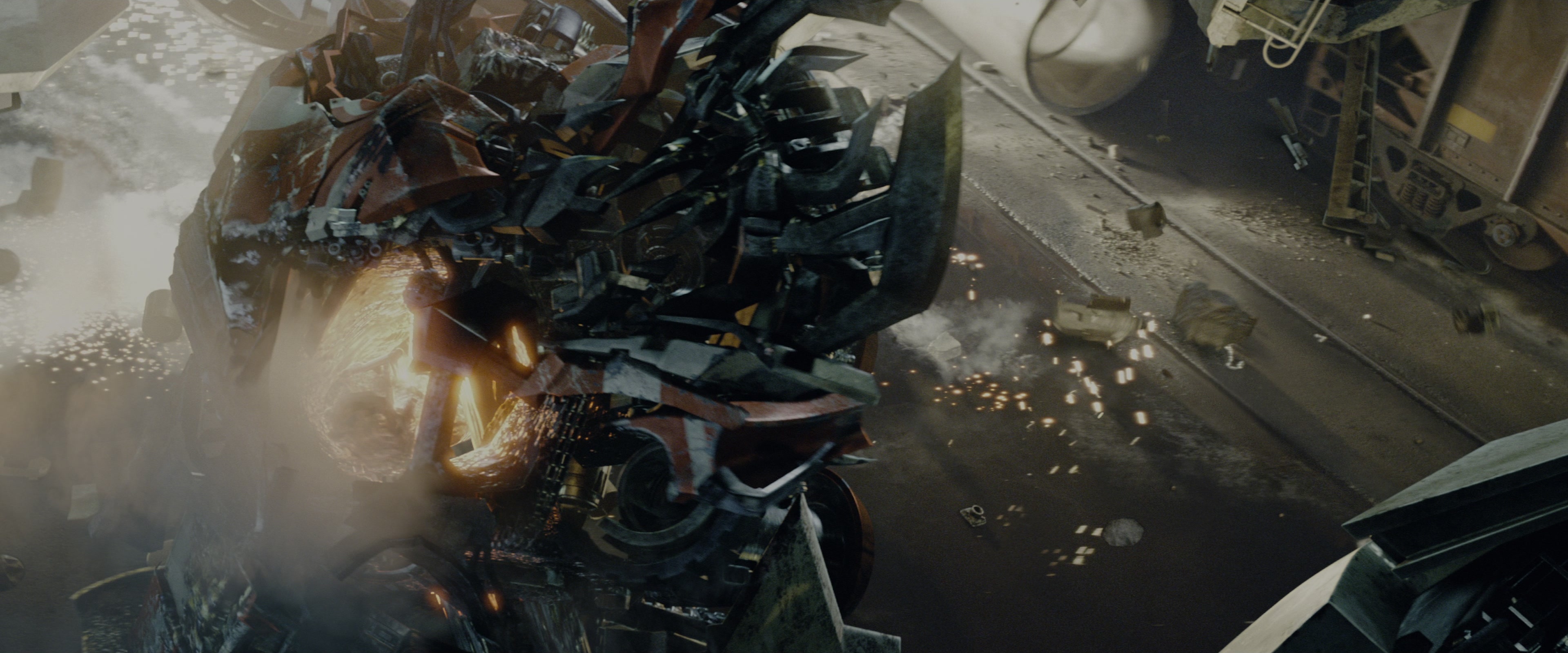 Transformers: Revenge of the Fallen (2009), wide, 2.40:1 — film still
